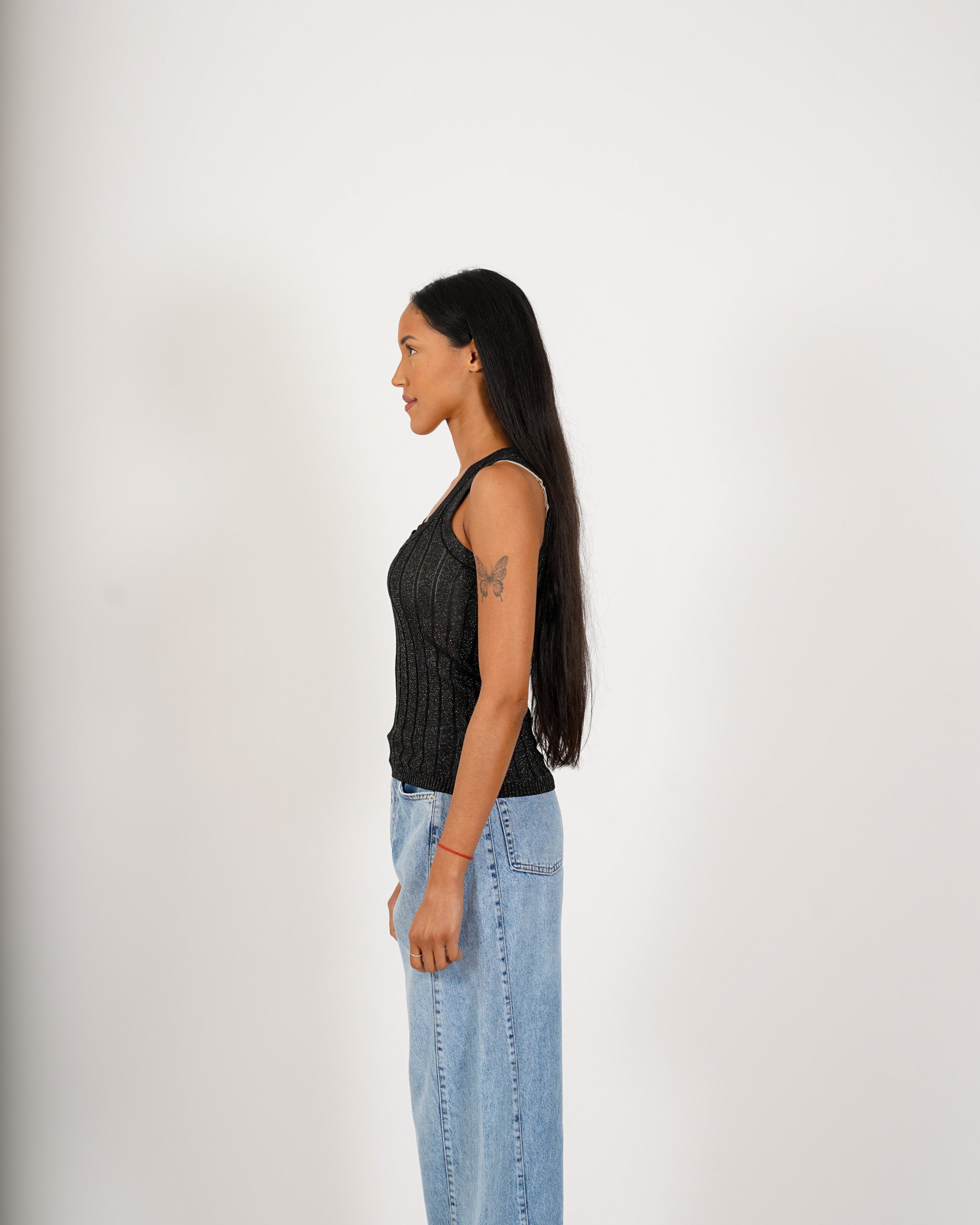 Canotta con trama lurex - Fagotto