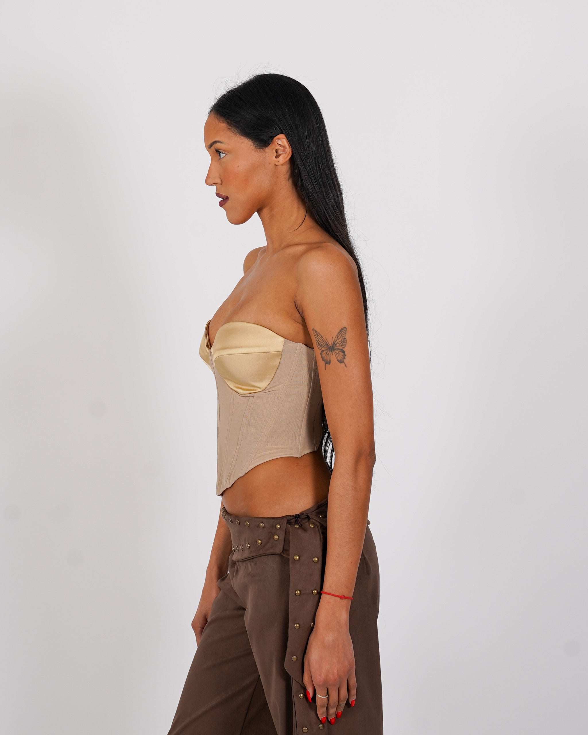 Bustier con zip sul retro - Manila