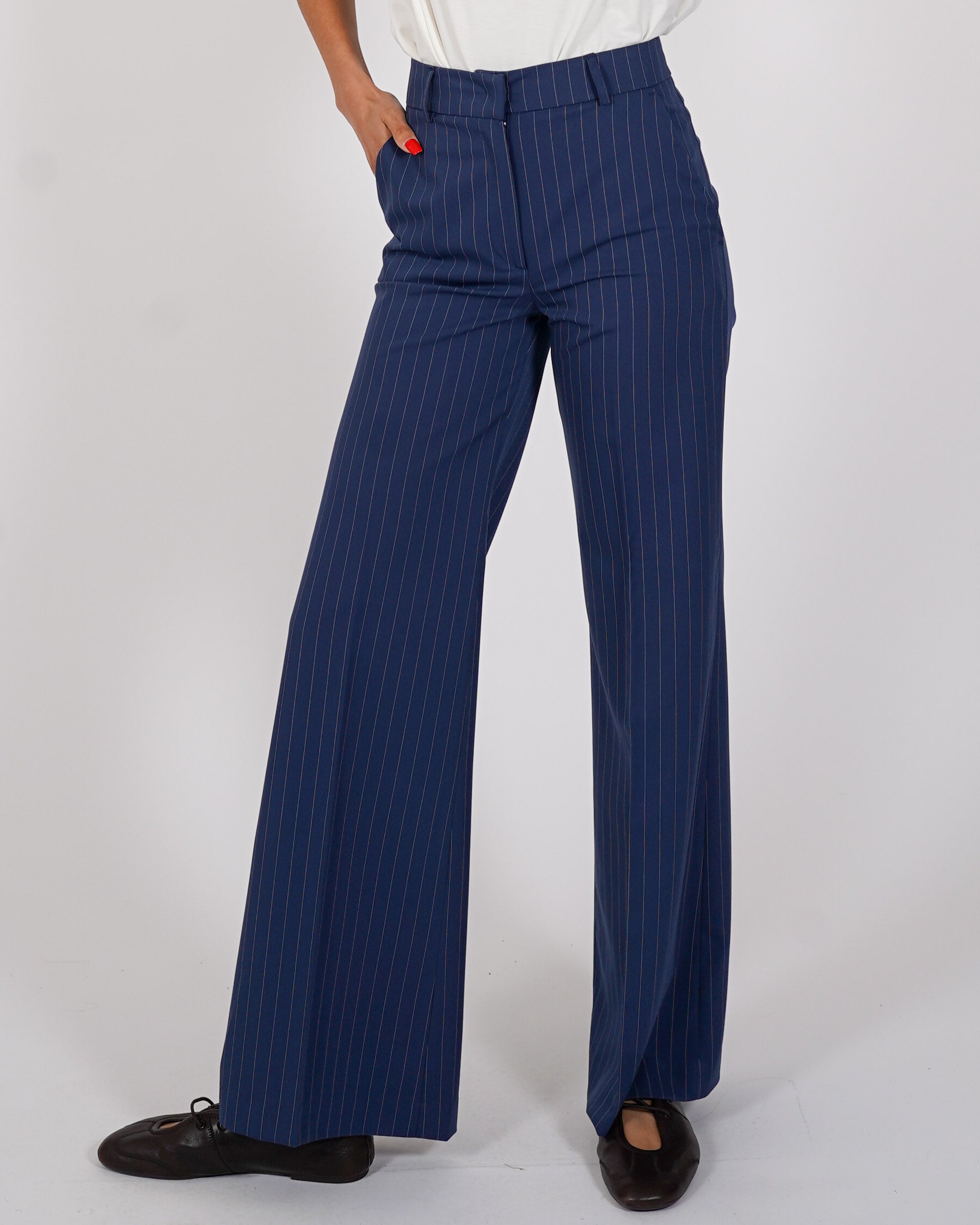 Pantaloni gessati regular fit - Roberts