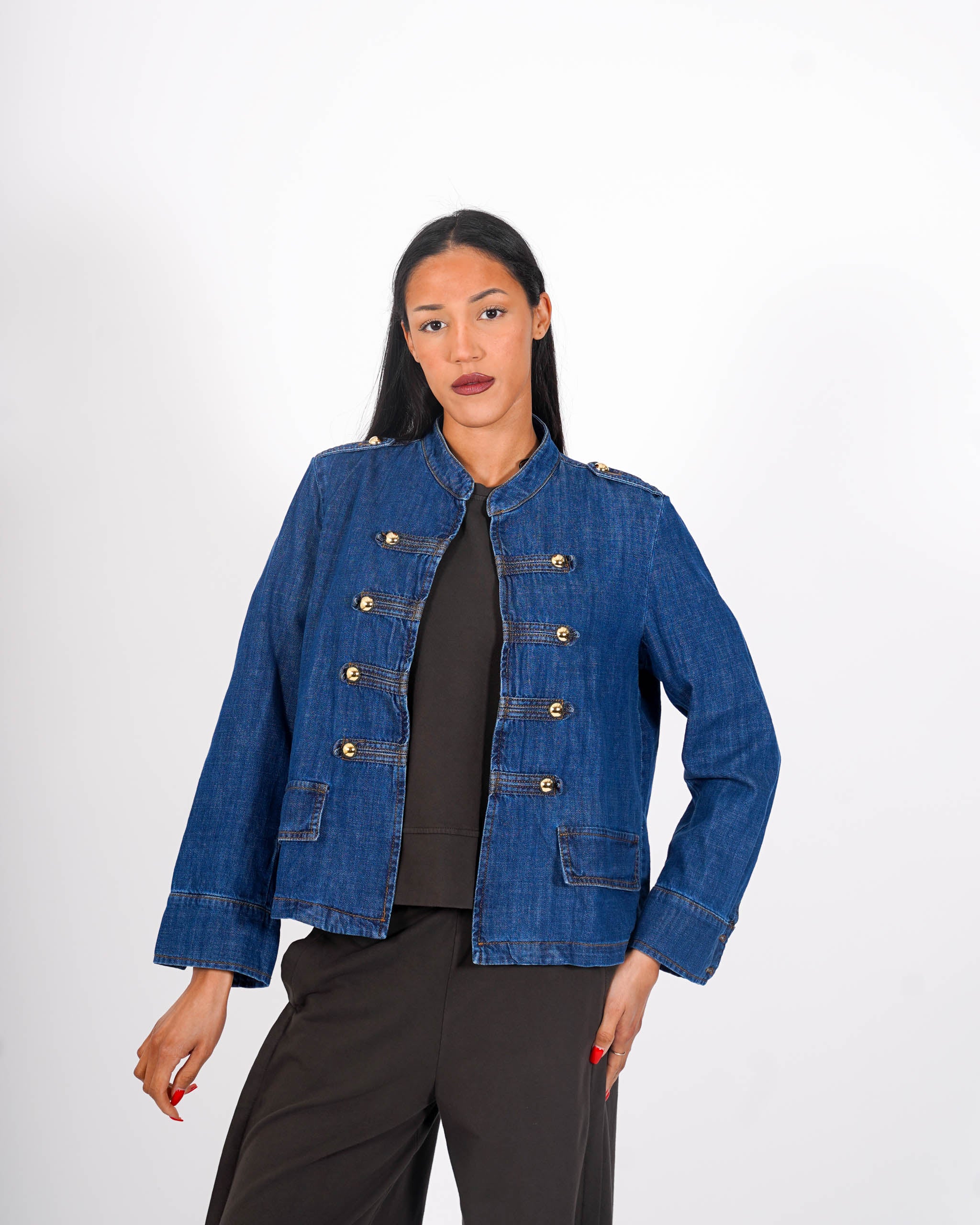 Giacca napoleon in denim - Panarea