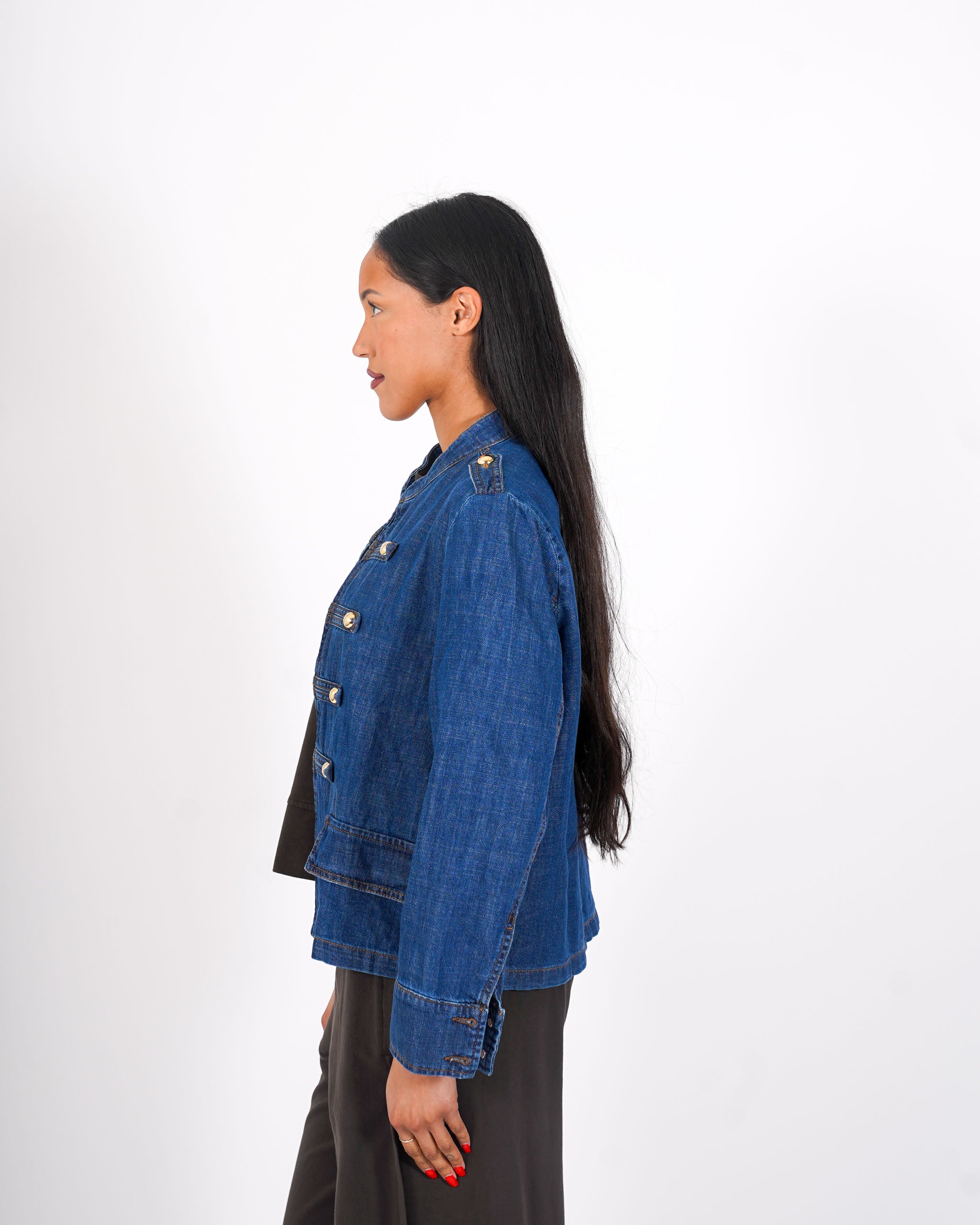 Giacca napoleon in denim - Panarea