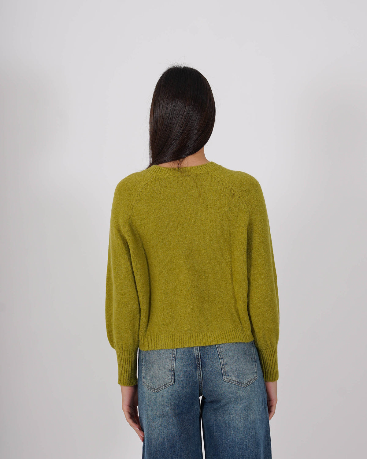 Maglia girocollo in mano mohair - Bisaccia