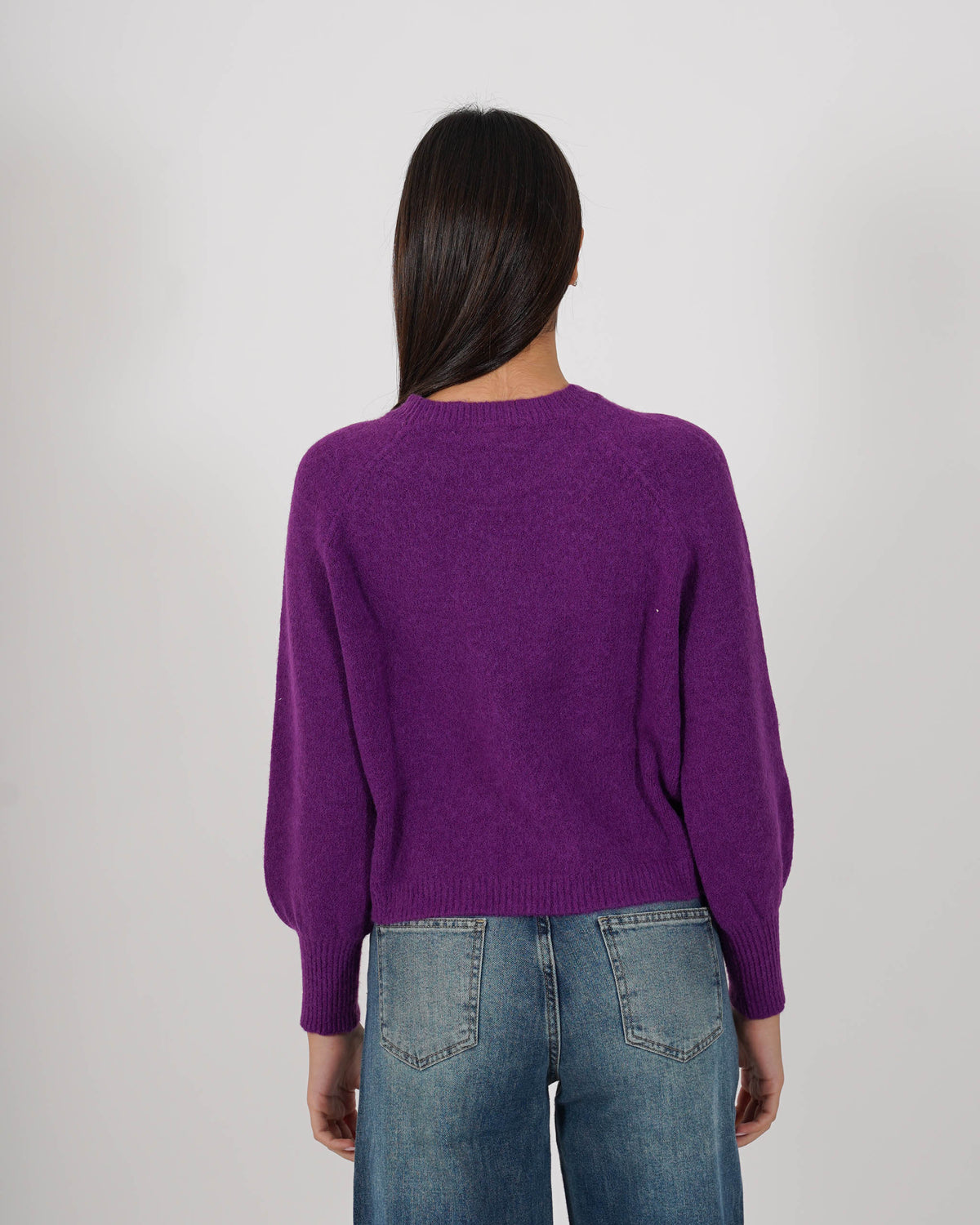 Maglia girocollo in mano mohair - Bisaccia