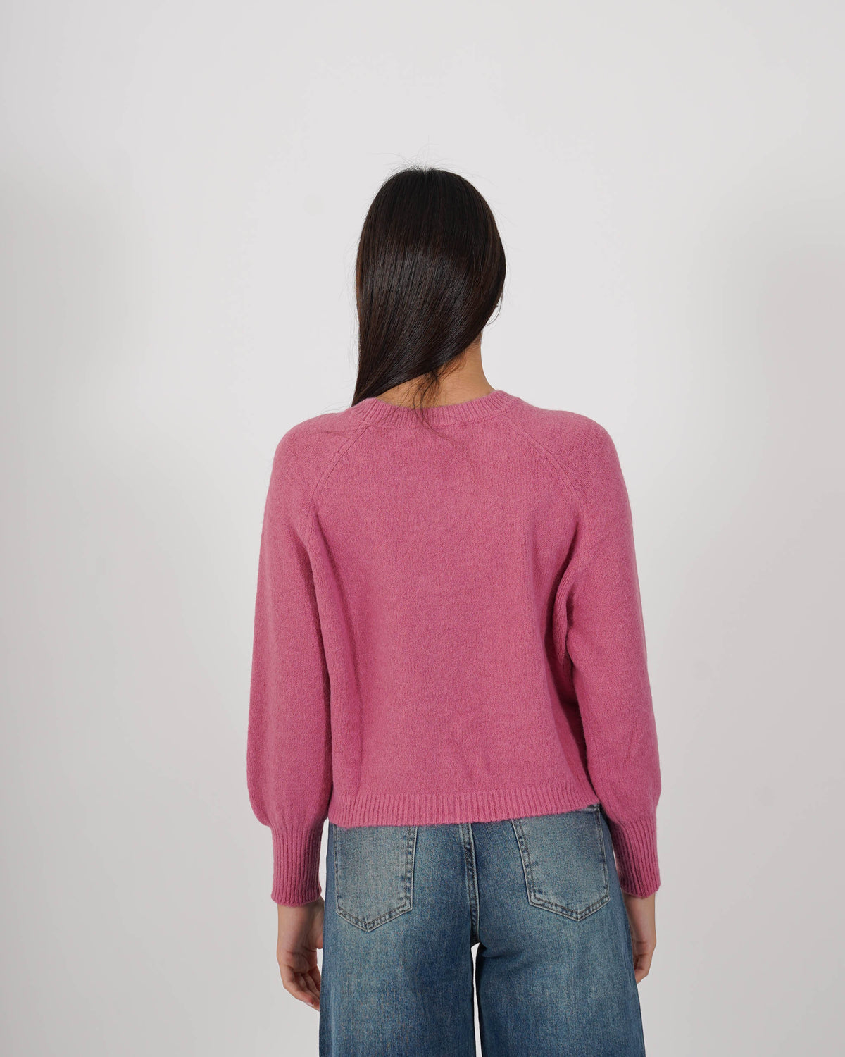 Maglia girocollo in mano mohair - Bisaccia