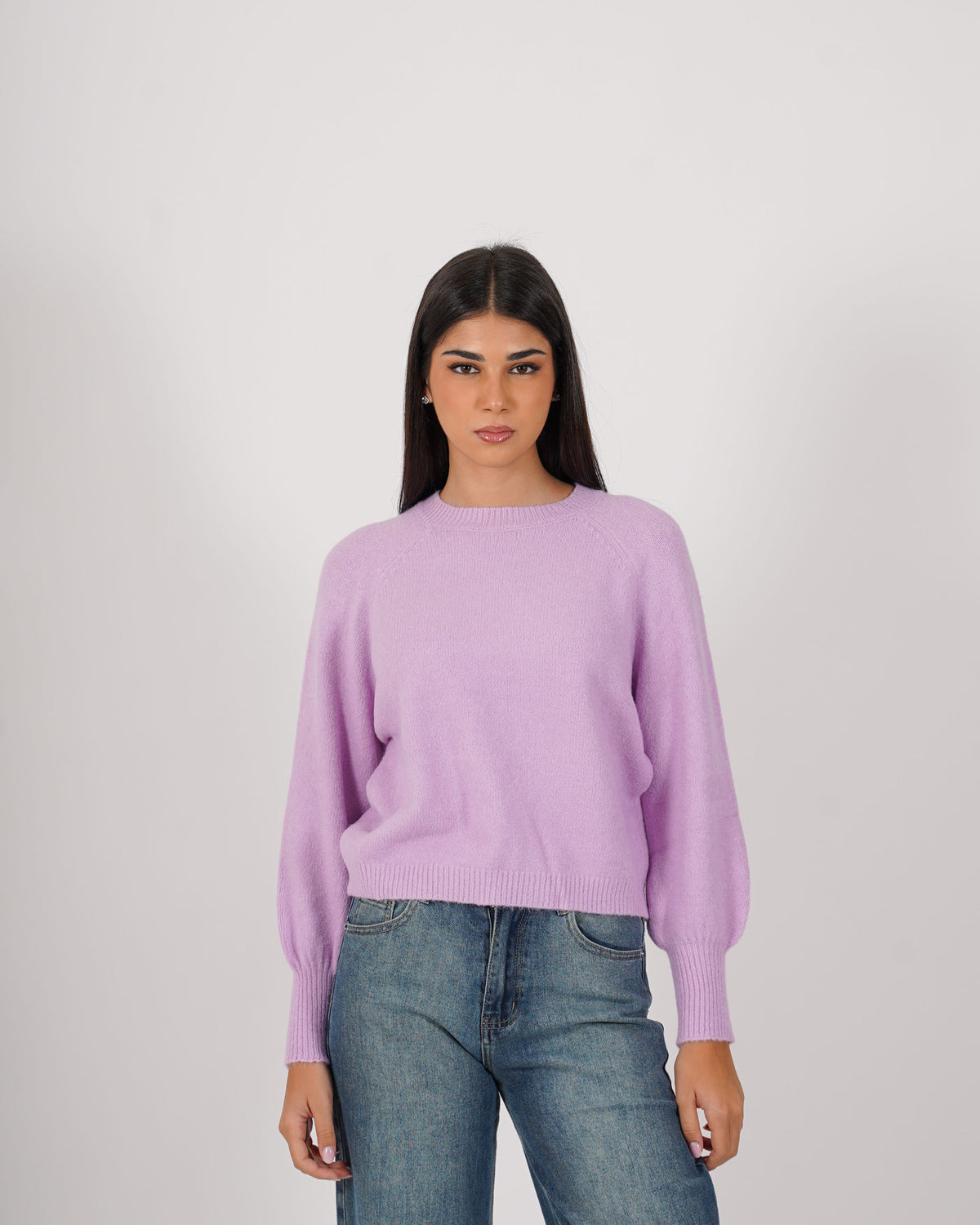 Maglia girocollo in mano mohair - Bisaccia