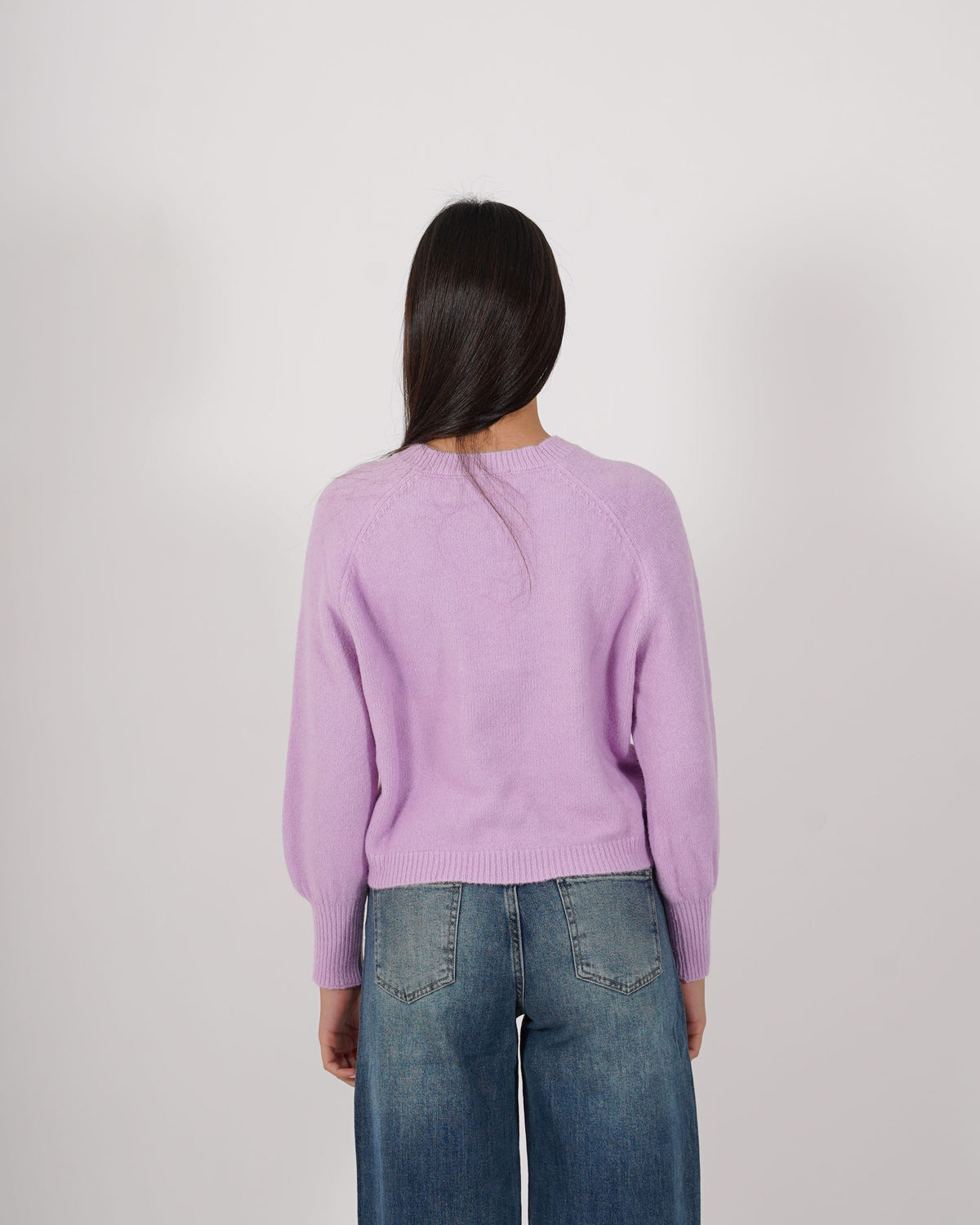 Maglia girocollo in mano mohair - Bisaccia