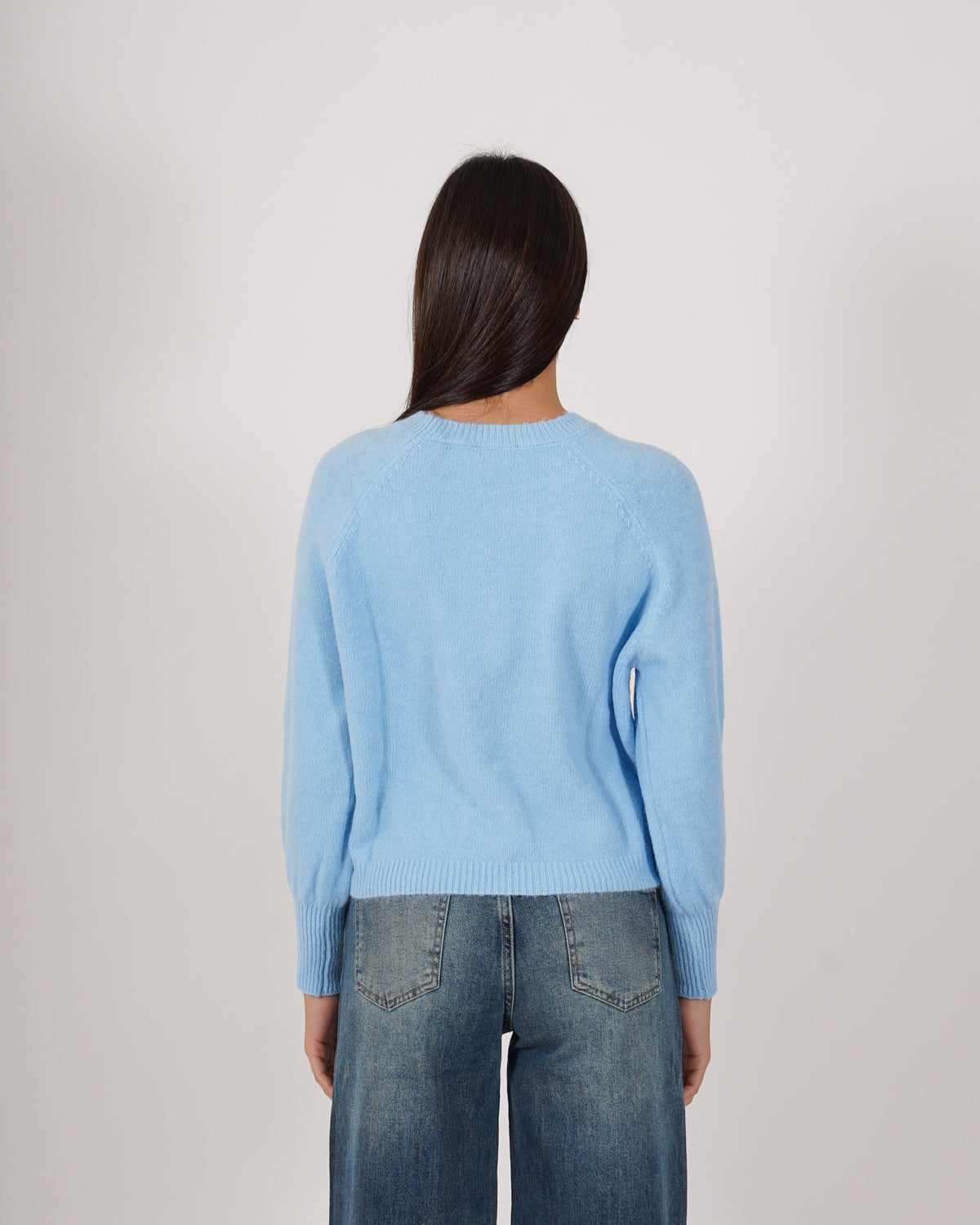 Maglia girocollo in mano mohair - Bisaccia
