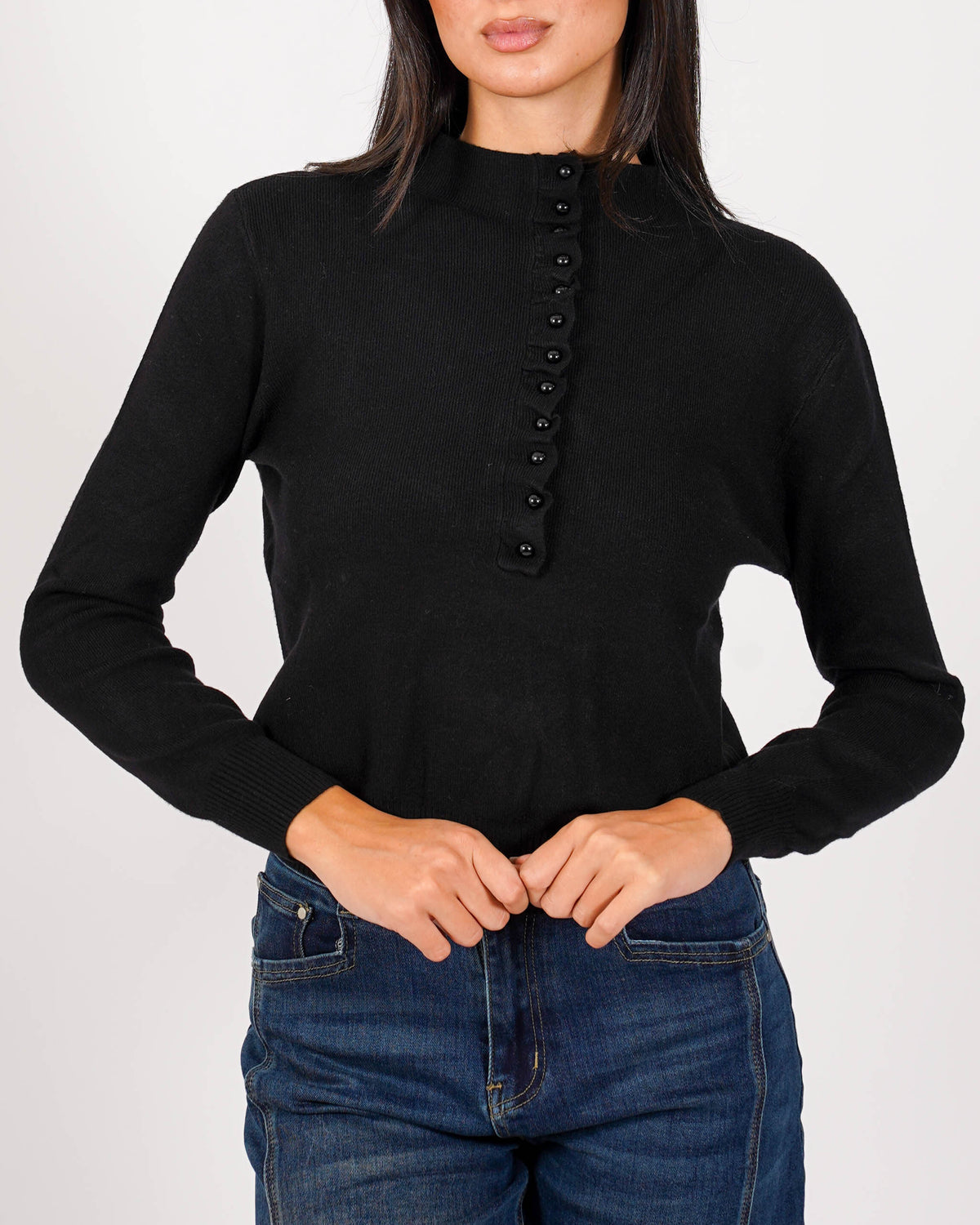 Cardigan slim con profilo in contrasto - Aguilera