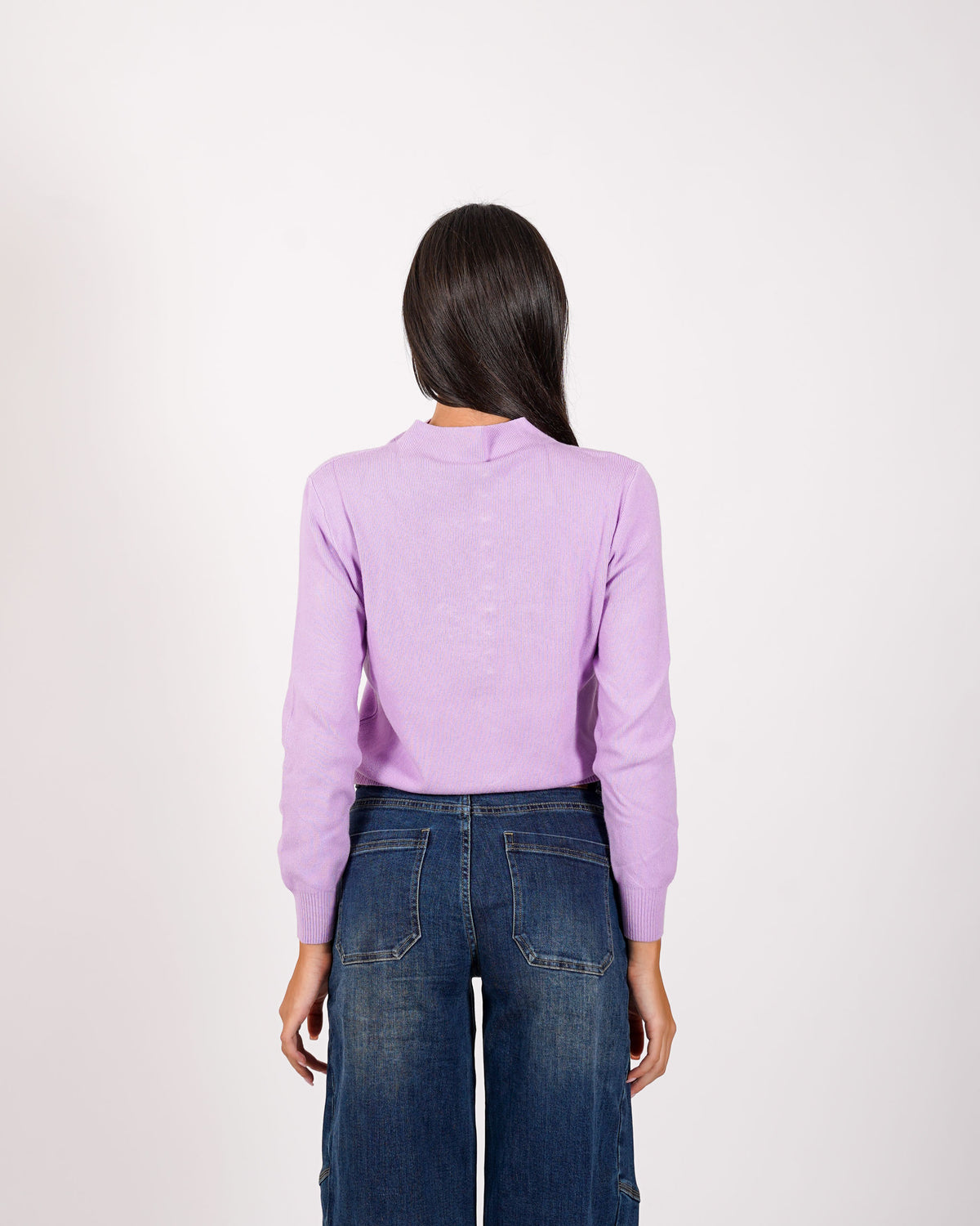 Cardigan slim con profilo in contrasto - Aguilera