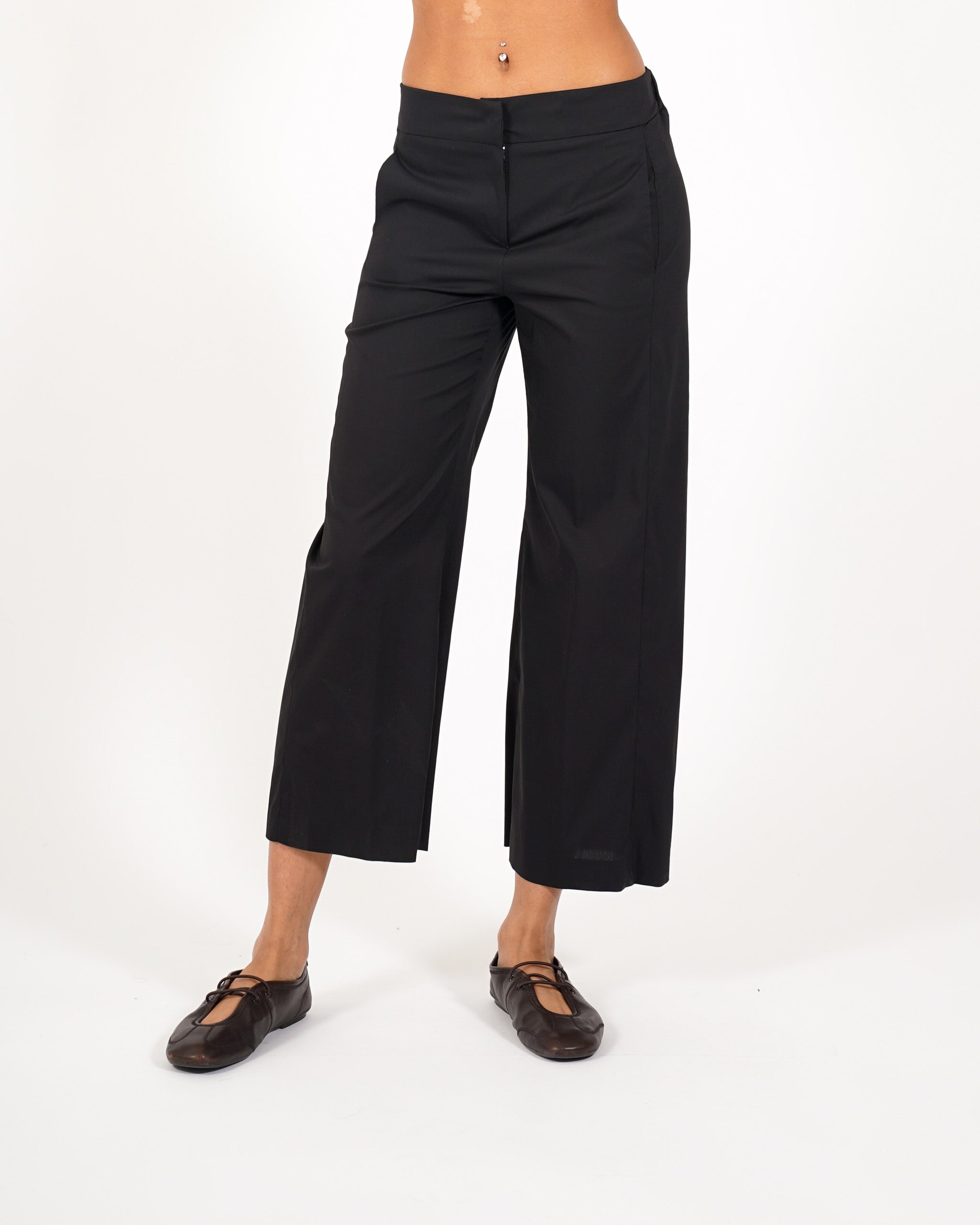 Pantaloni cropped in cotone - Manzano