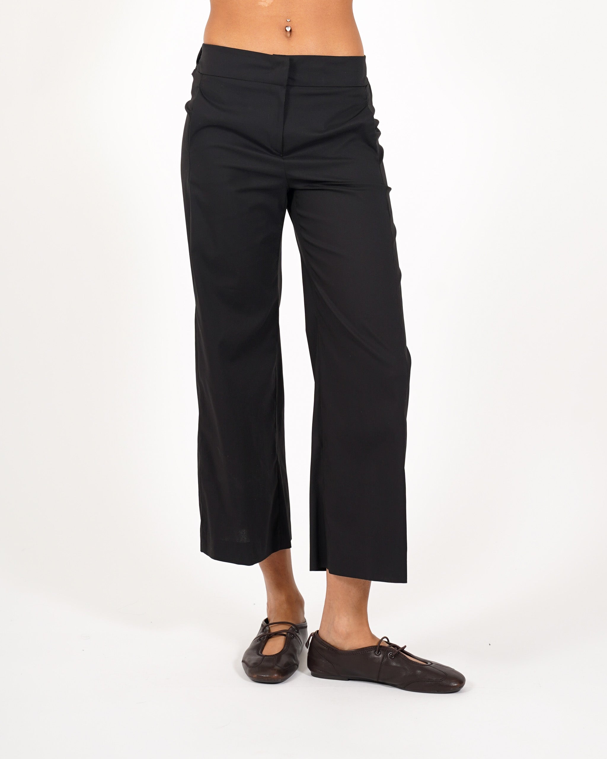 Pantaloni cropped in cotone - Manzano