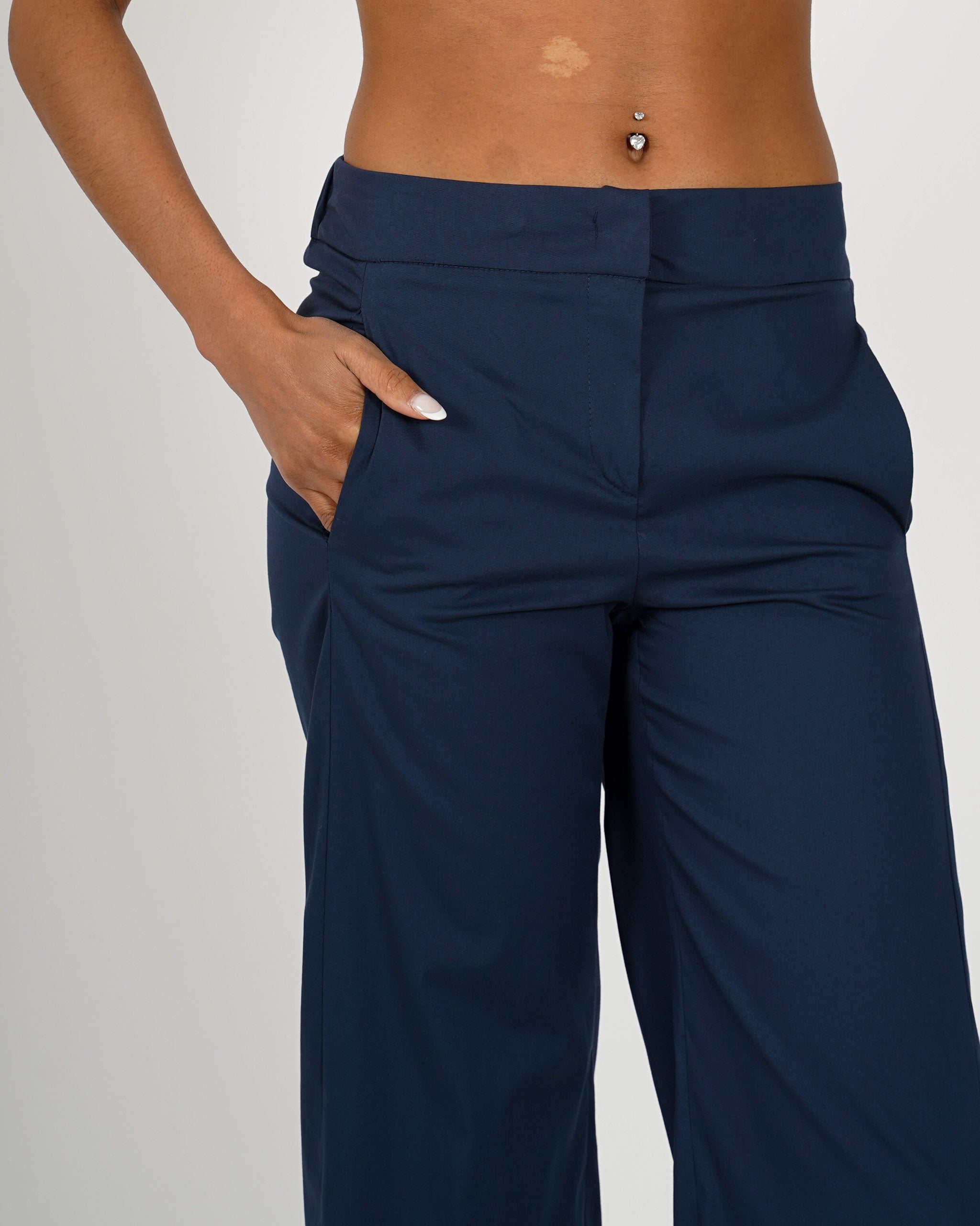 Pantaloni cropped in cotone - Manzano
