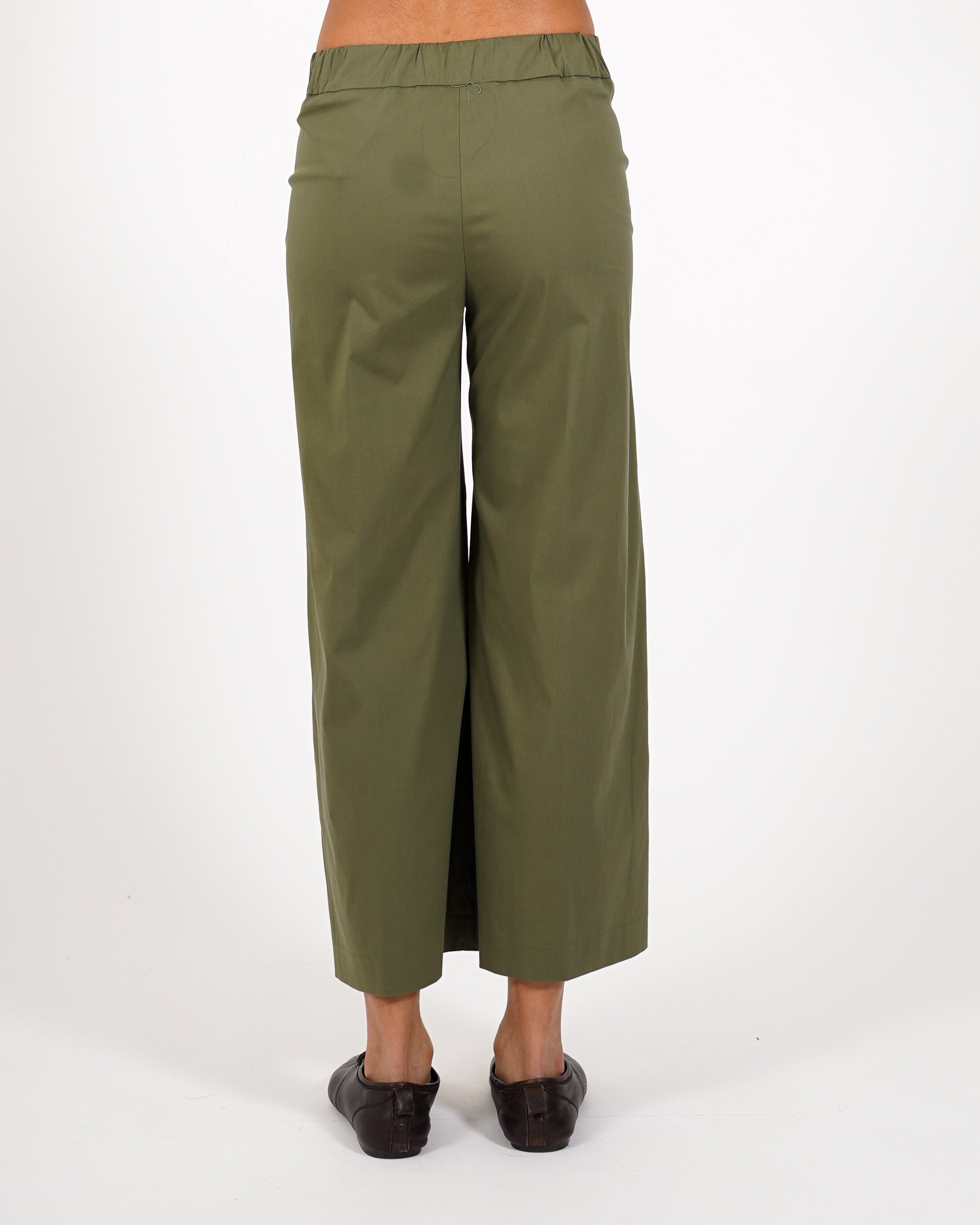 Pantaloni cropped in cotone - Manzano