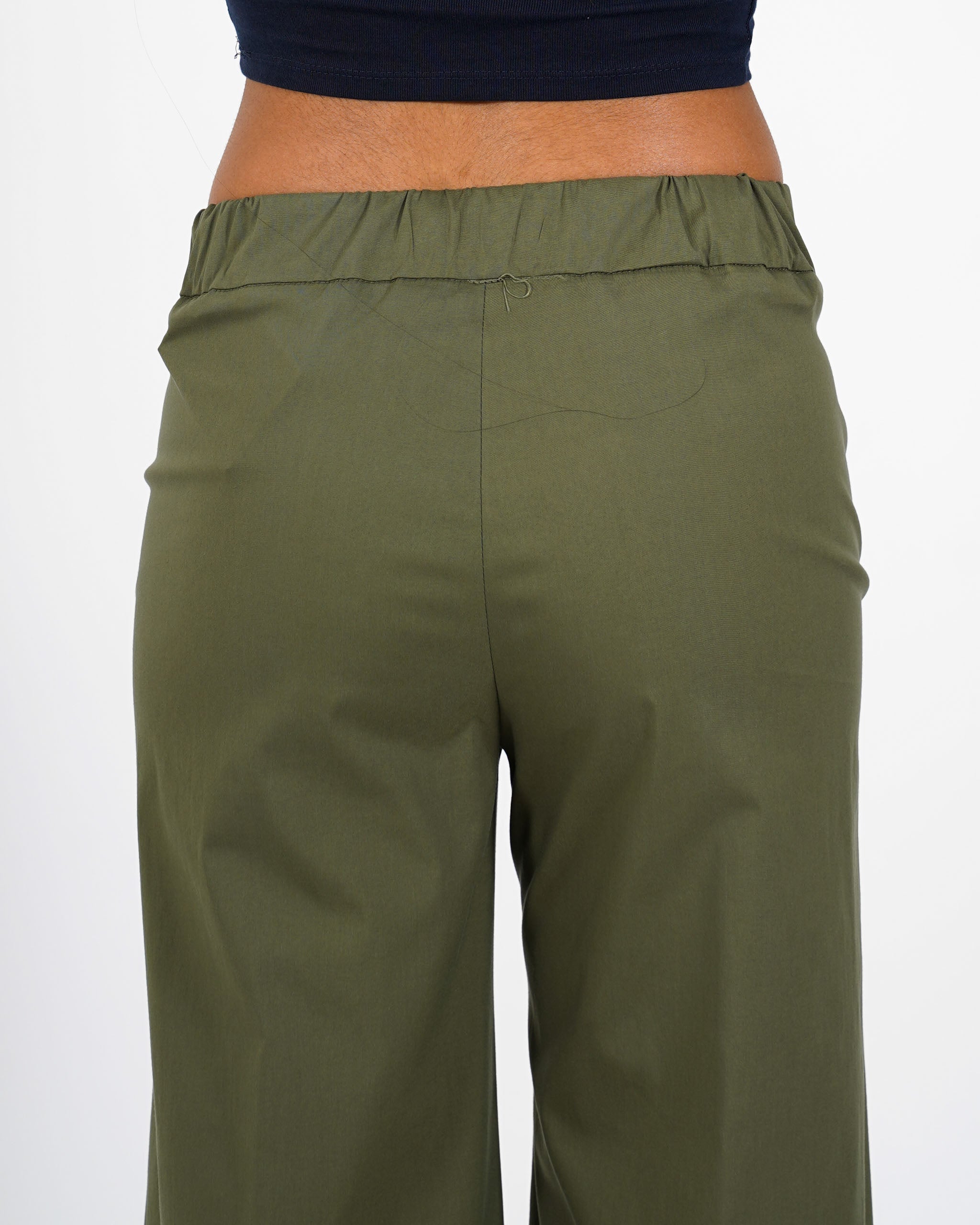 Pantaloni cropped in cotone - Manzano