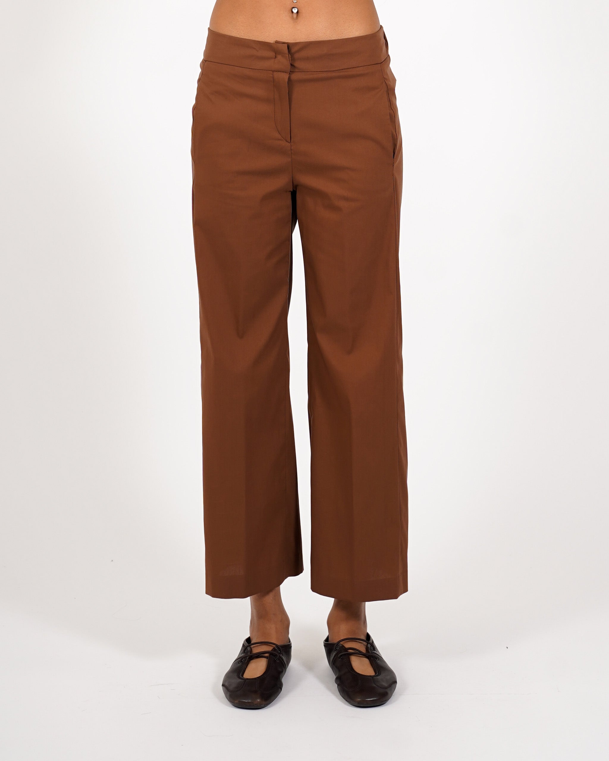 Pantaloni cropped in cotone - Manzano