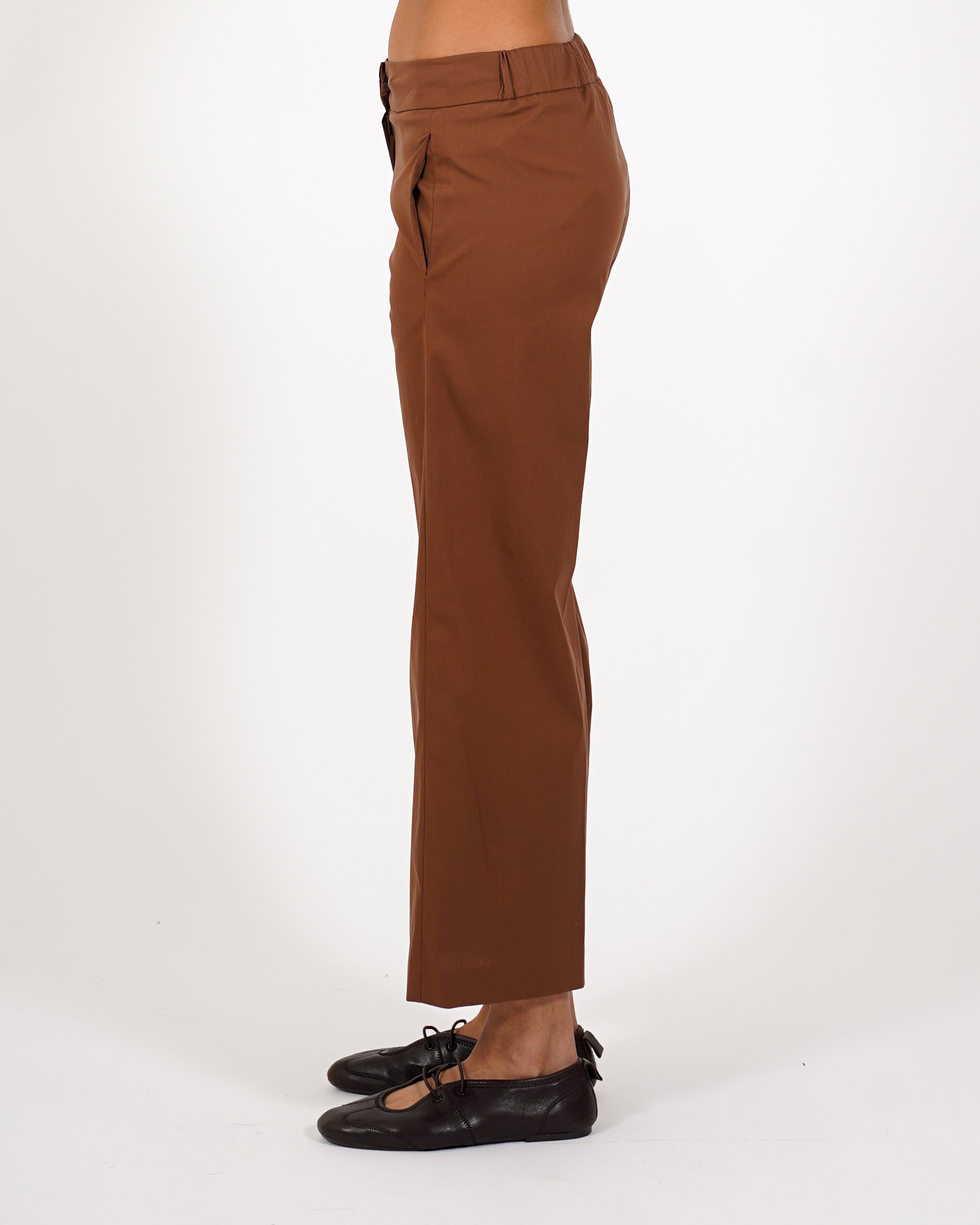 Pantaloni cropped in cotone - Manzano