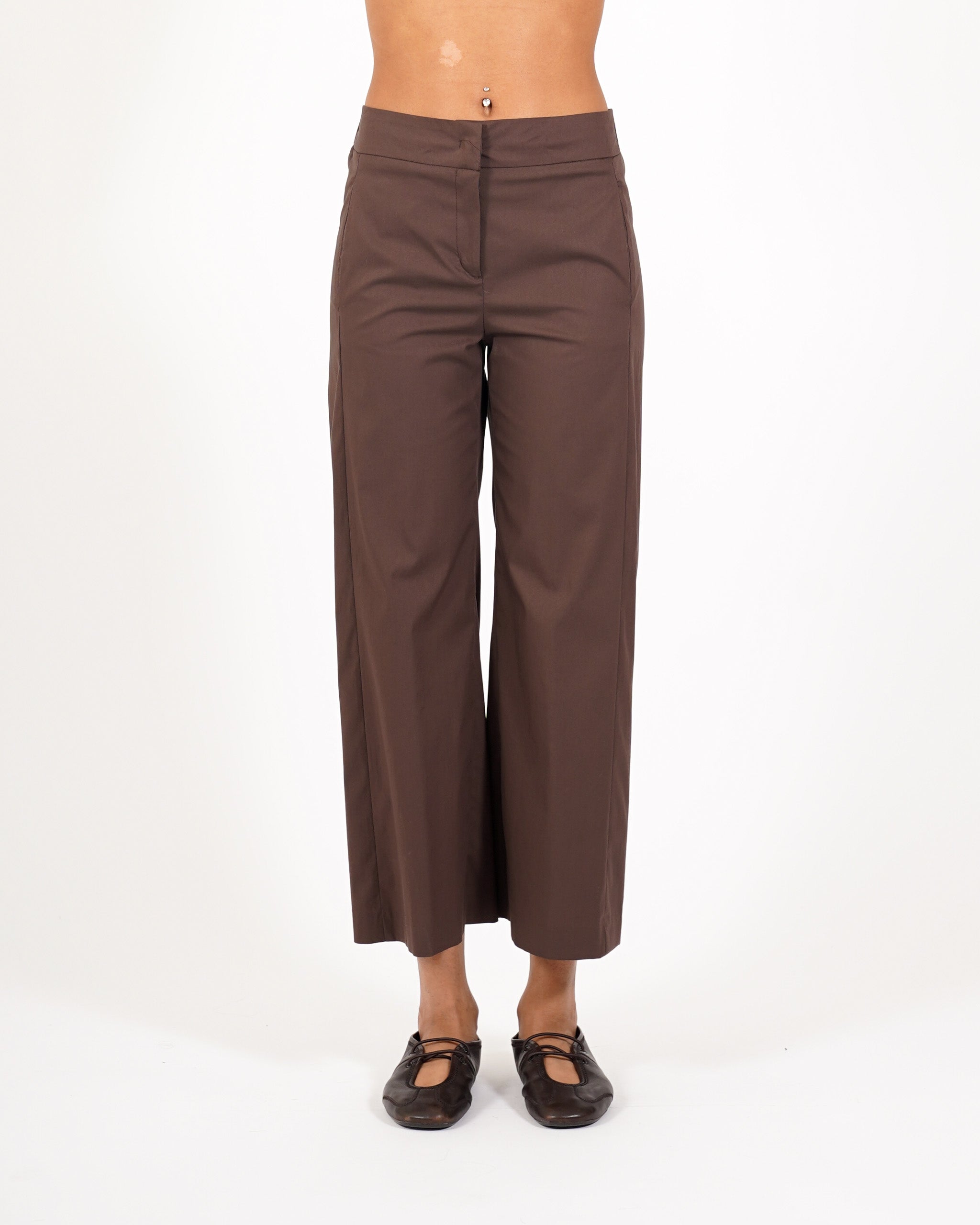 Pantaloni cropped in cotone - Manzano