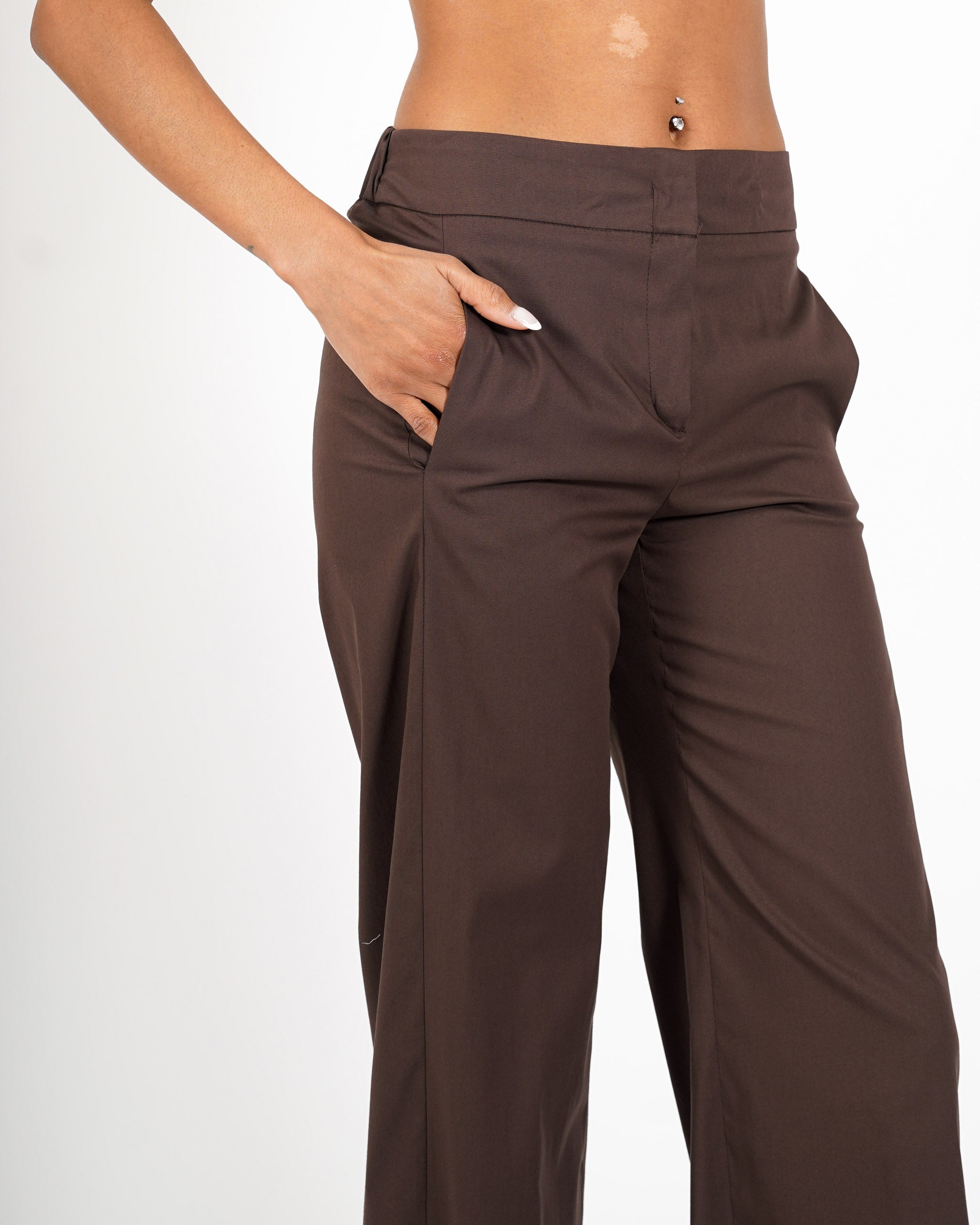 Pantaloni cropped in cotone - Manzano