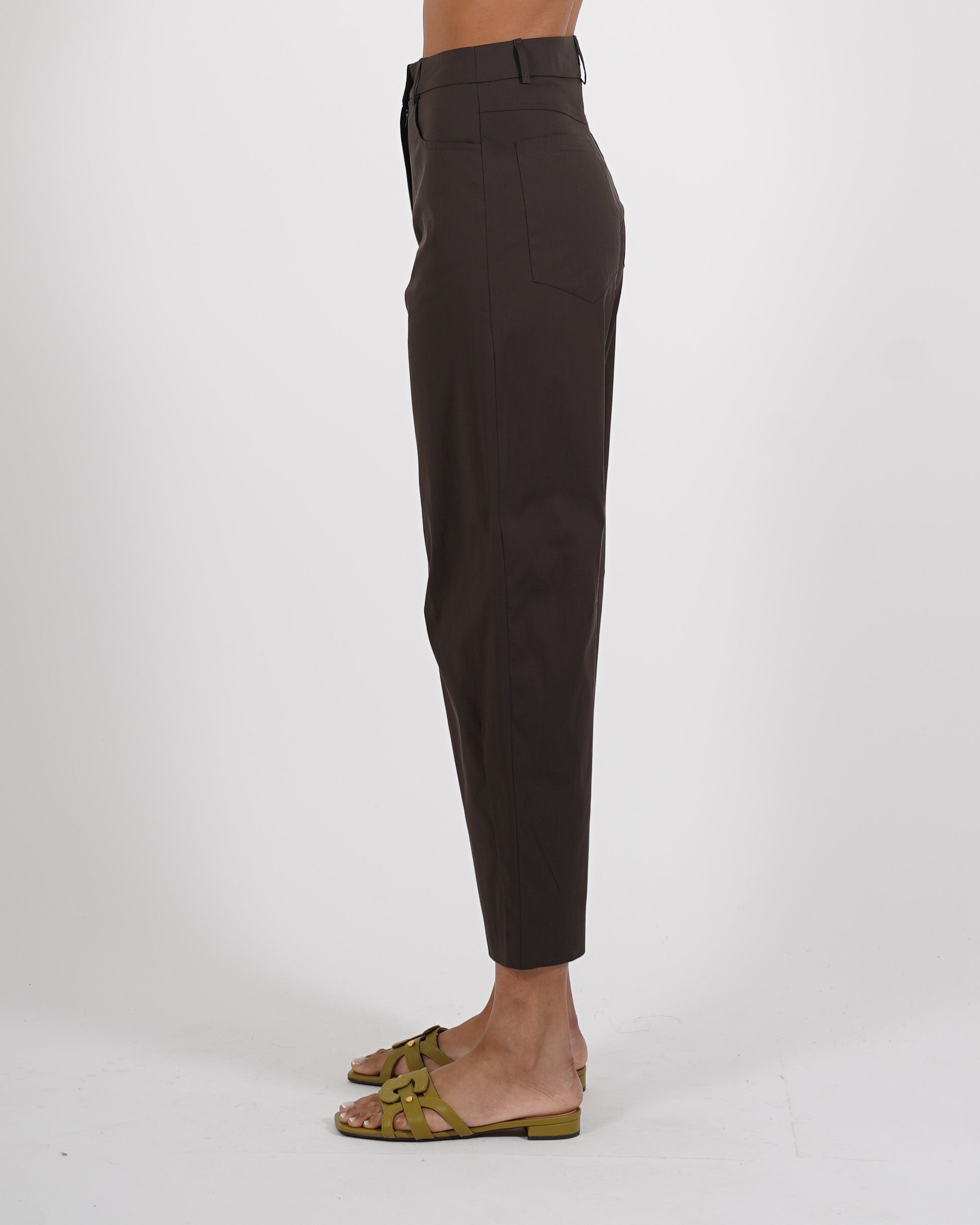 Pantaloni cropped in in cotone - Umoya