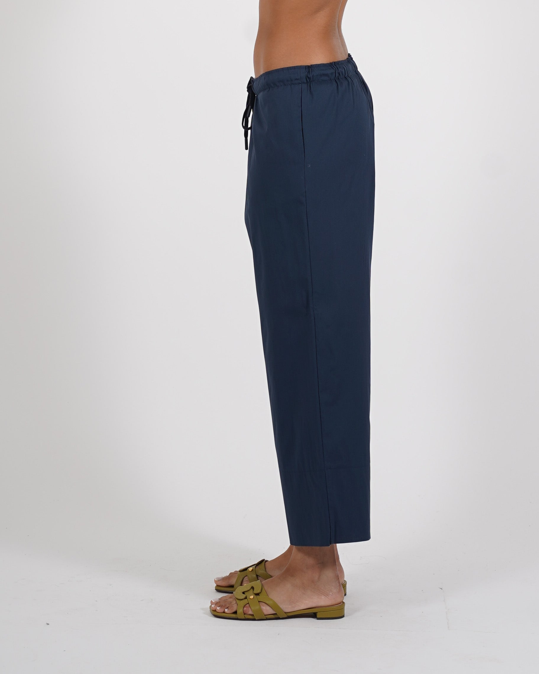 Pantaloni cropped in cotone regular fit - Roberta