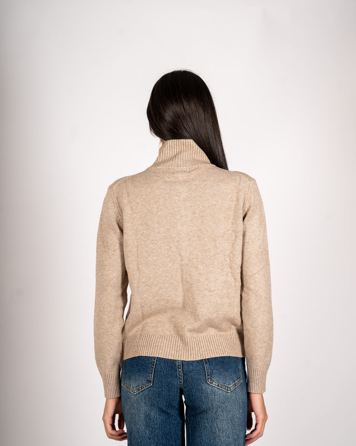 Cardigan in maglia con profilo in contrasto - Rubata