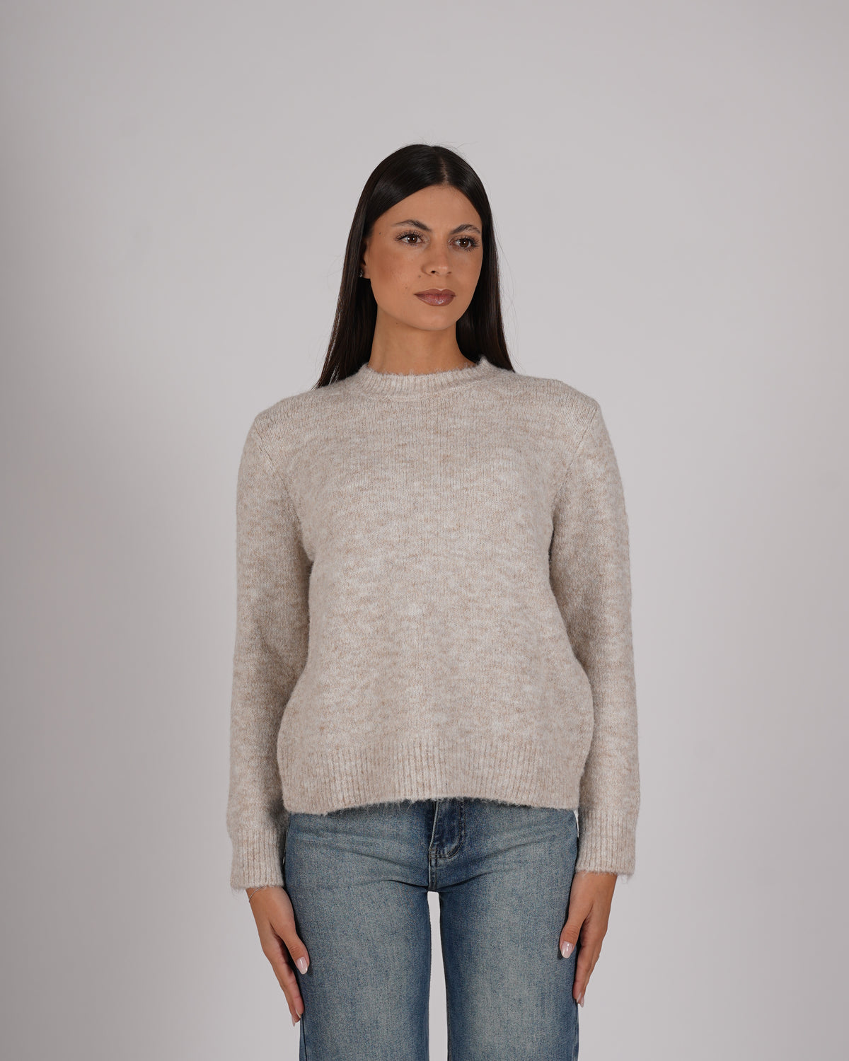 Maglia girocollo in mano mohair - Buffa