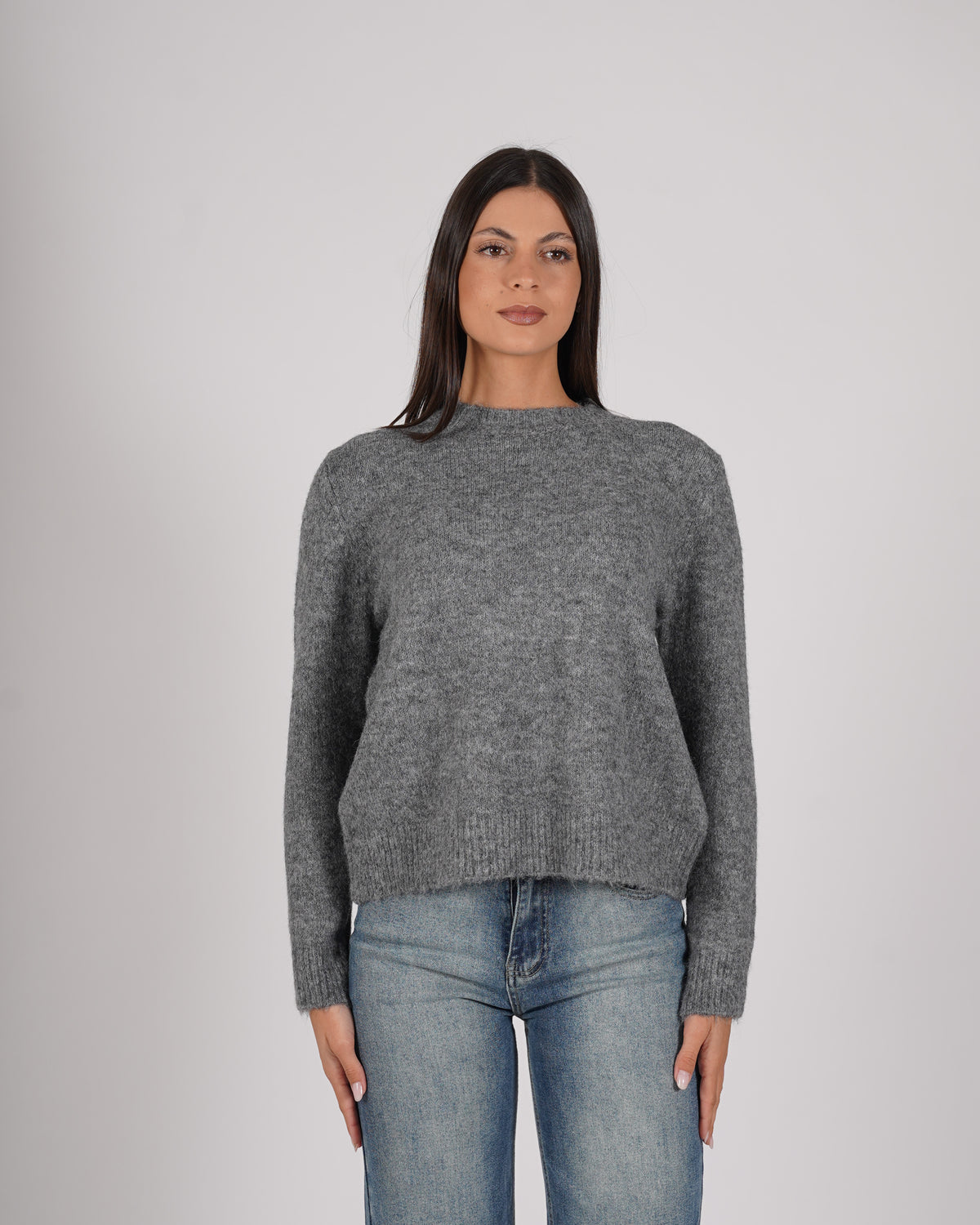 Maglia girocollo in mano mohair - Buffa