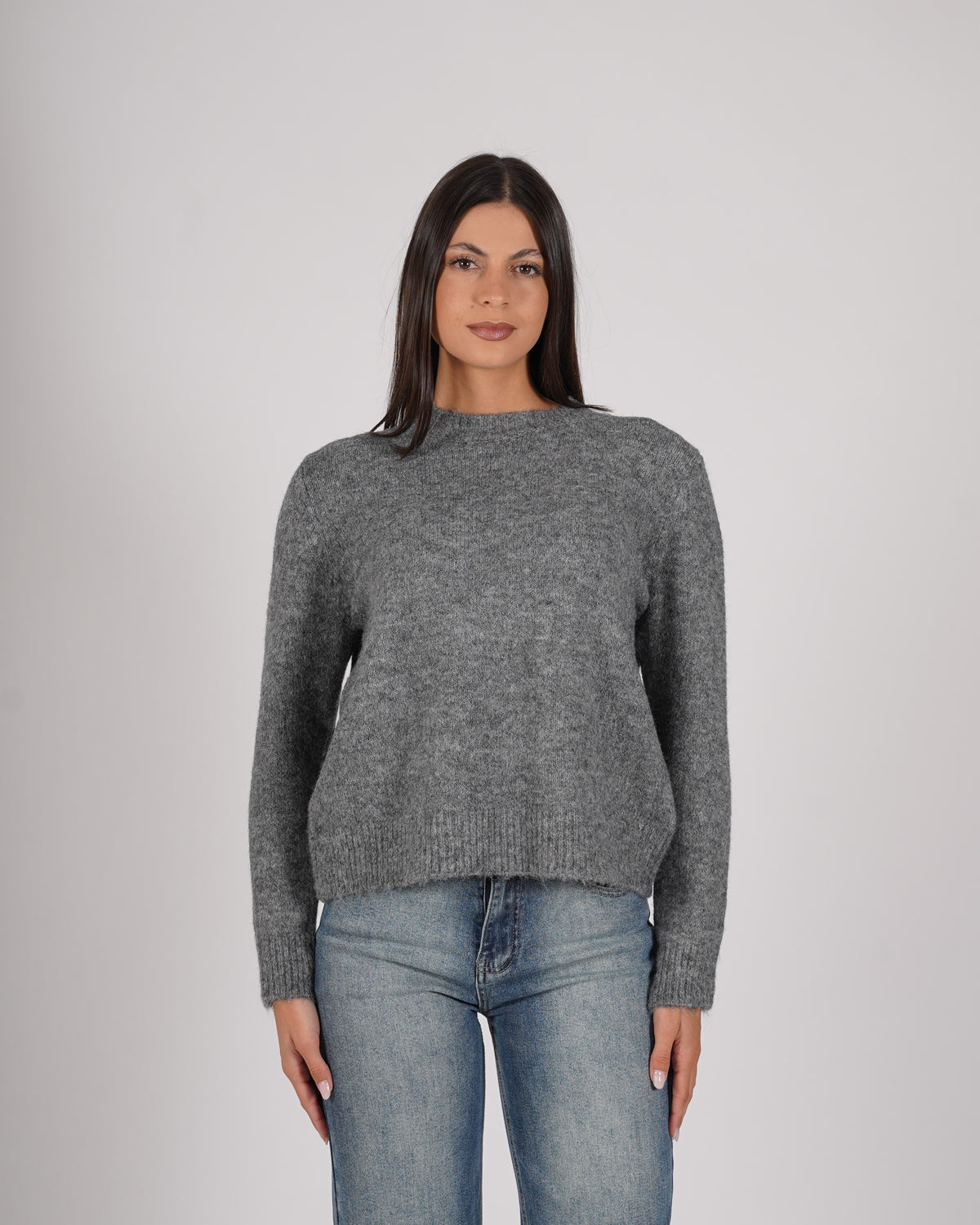 Maglia girocollo in mano mohair - Buffa