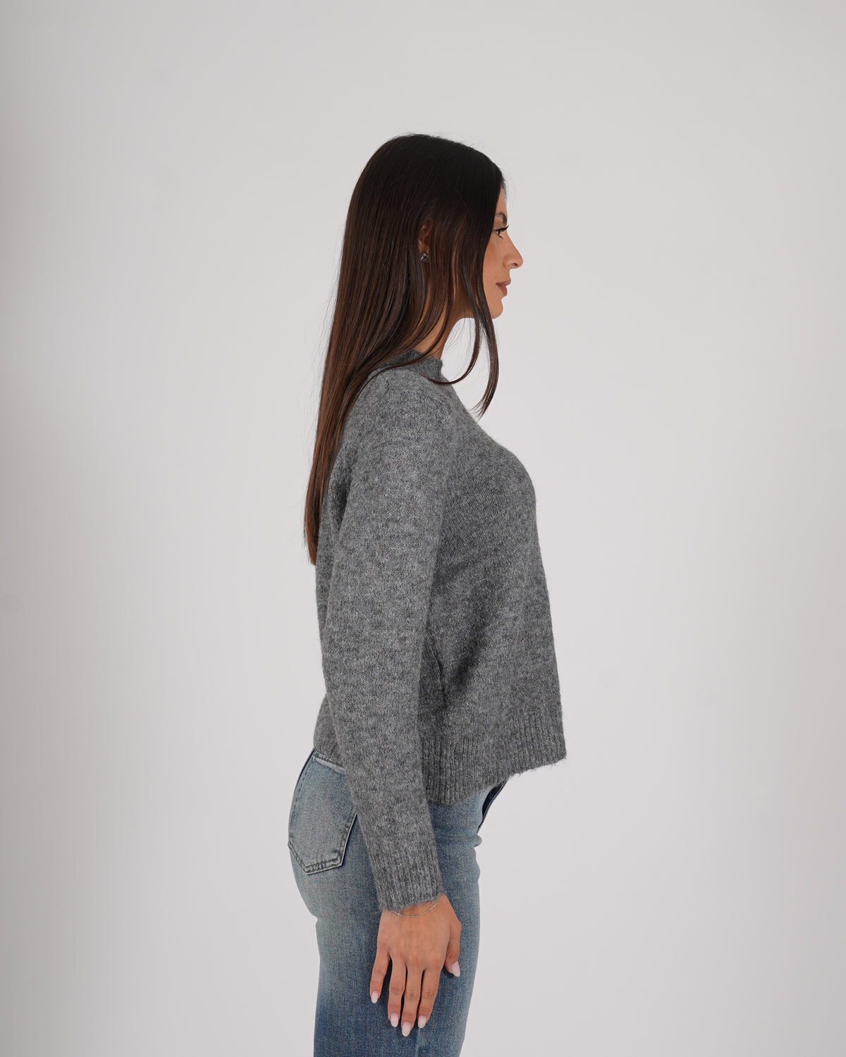 Maglia girocollo in mano mohair - Buffa