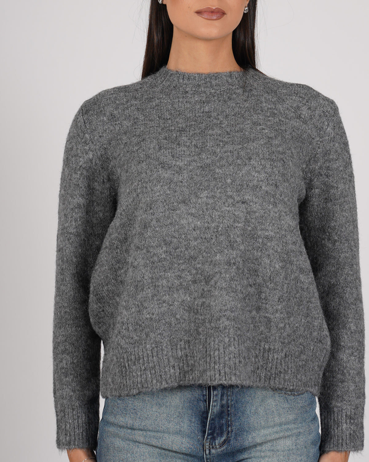 Maglia girocollo in mano mohair - Buffa