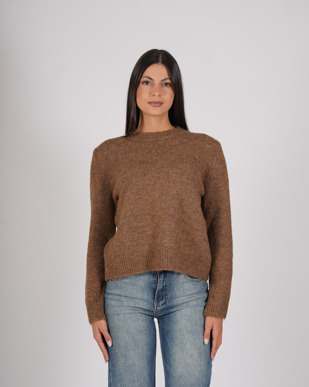 Maglia girocollo in mano mohair - Buffa