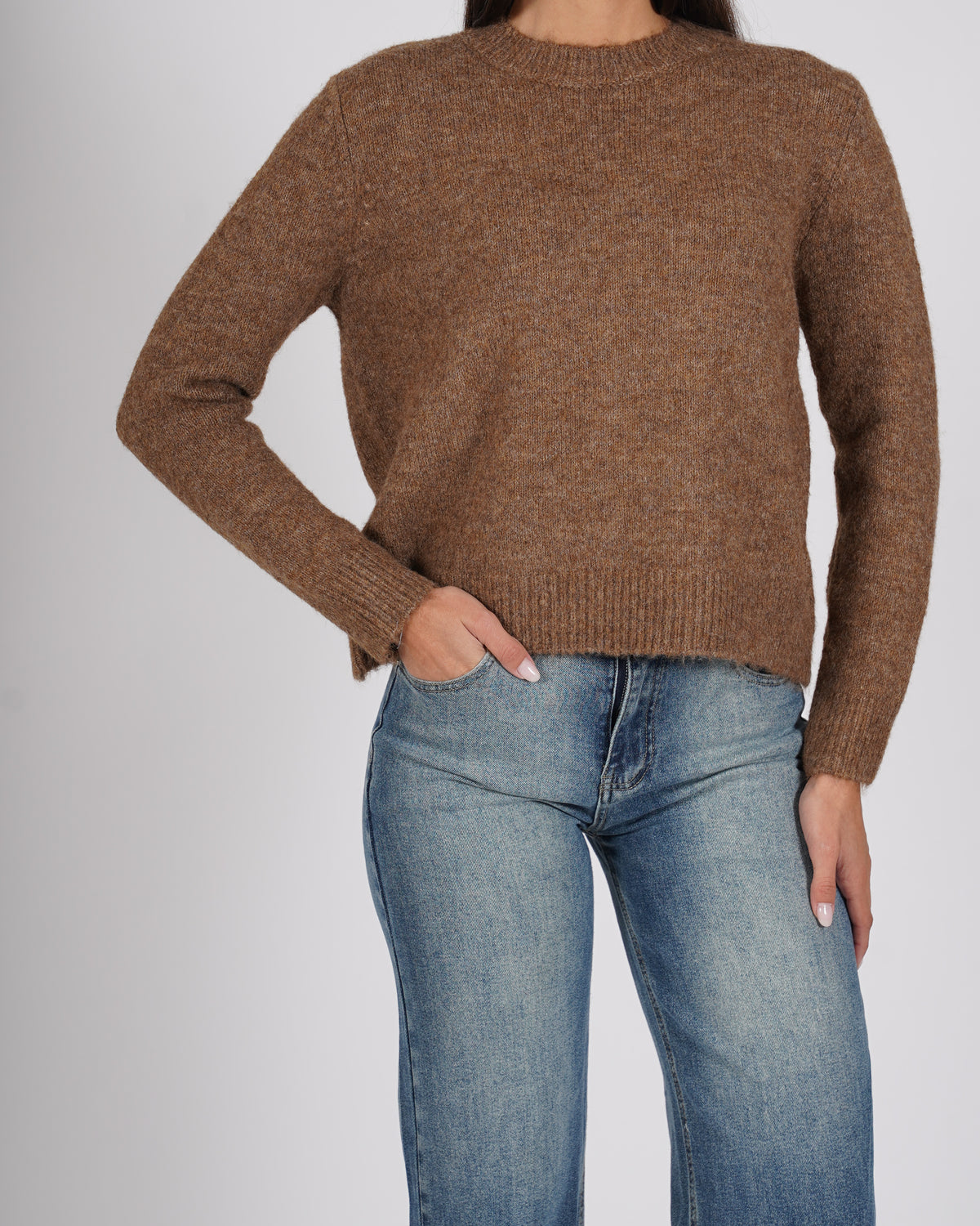 Maglia girocollo in mano mohair - Buffa