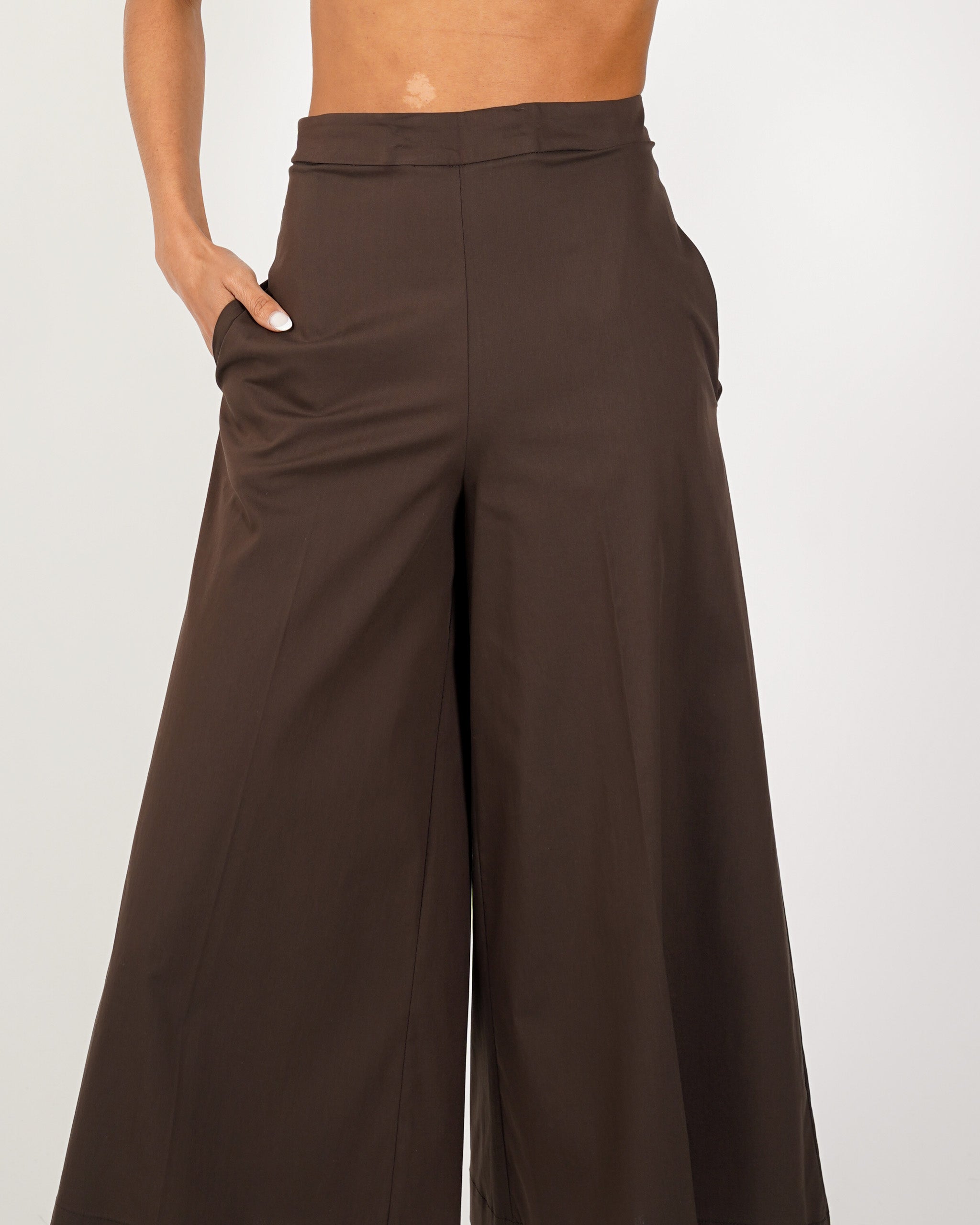 Pantaloni cropped in cotone - Sorpresa