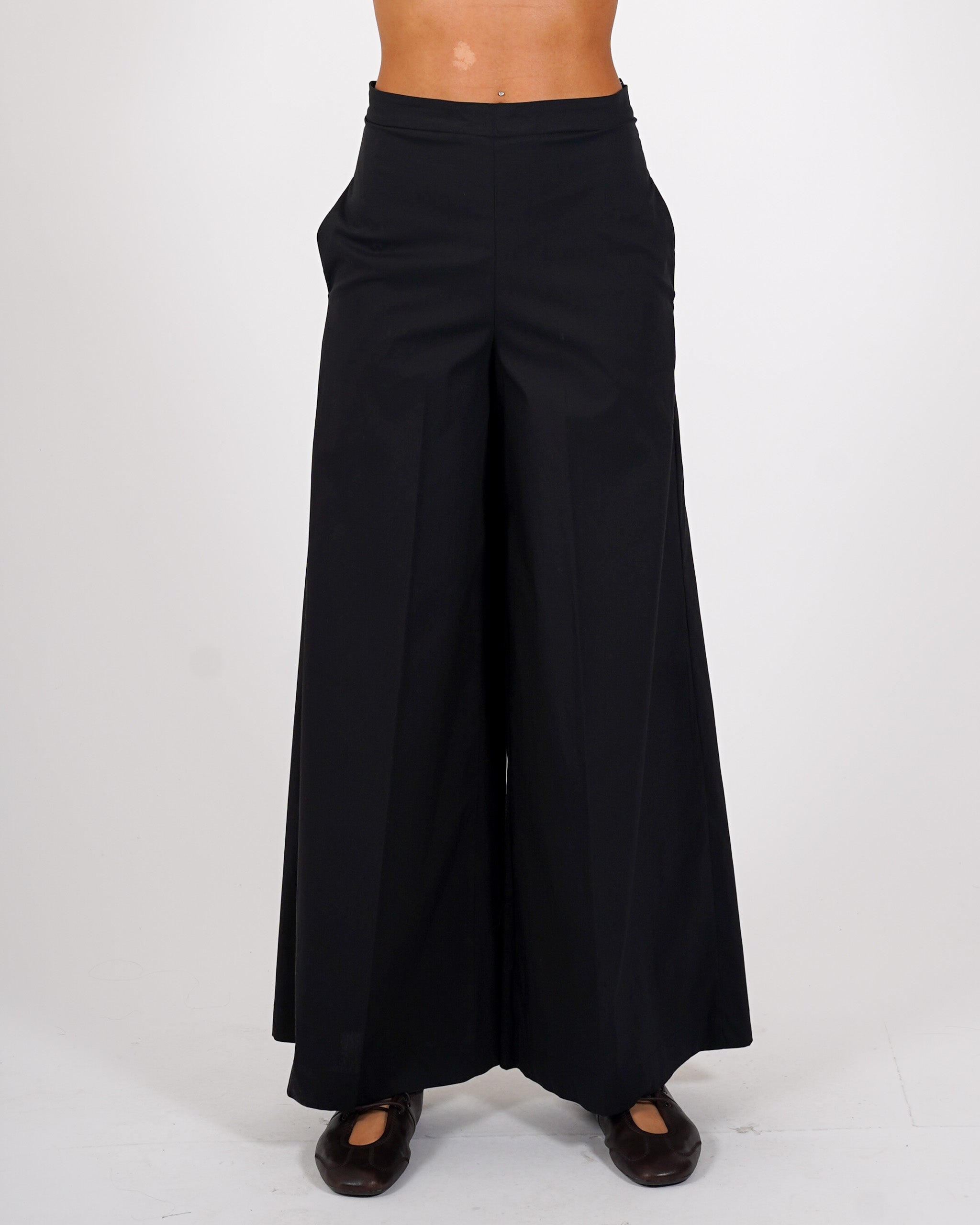 Pantaloni con bustino a gamba larga - Alzata