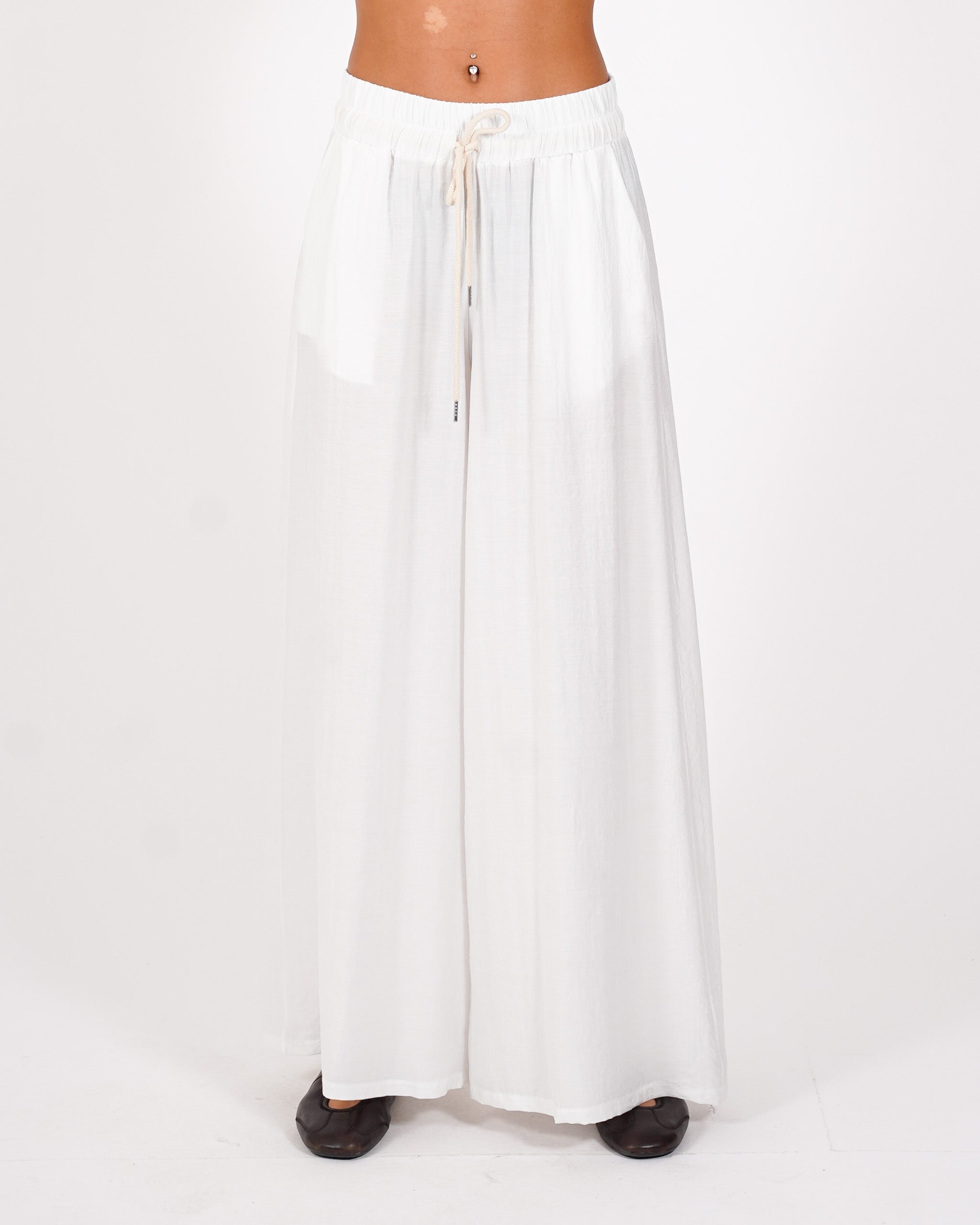Pantaloni con coulisse e tasche - Kisha