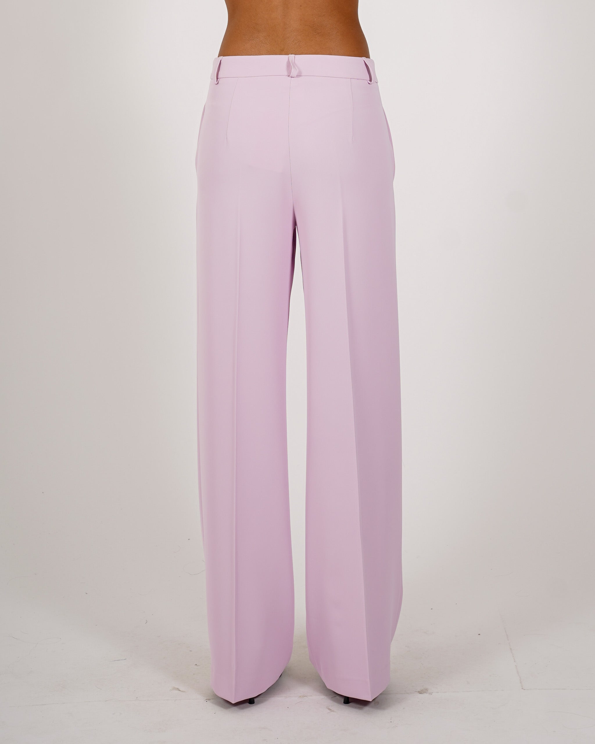 Pantaloni regular fit in tessuto crepe - Giovanna