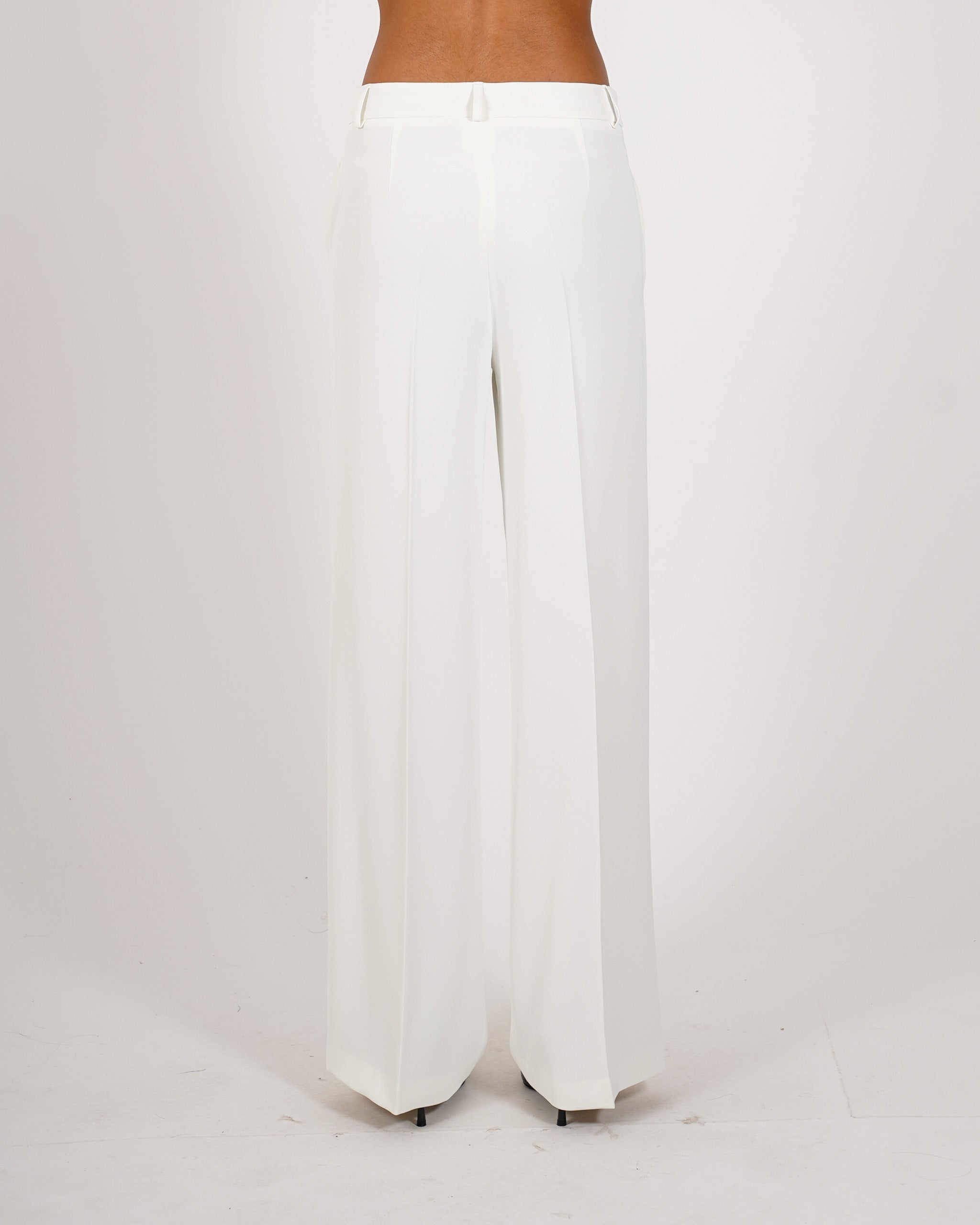 Pantaloni regular fit in tessuto crepe - Giovanna