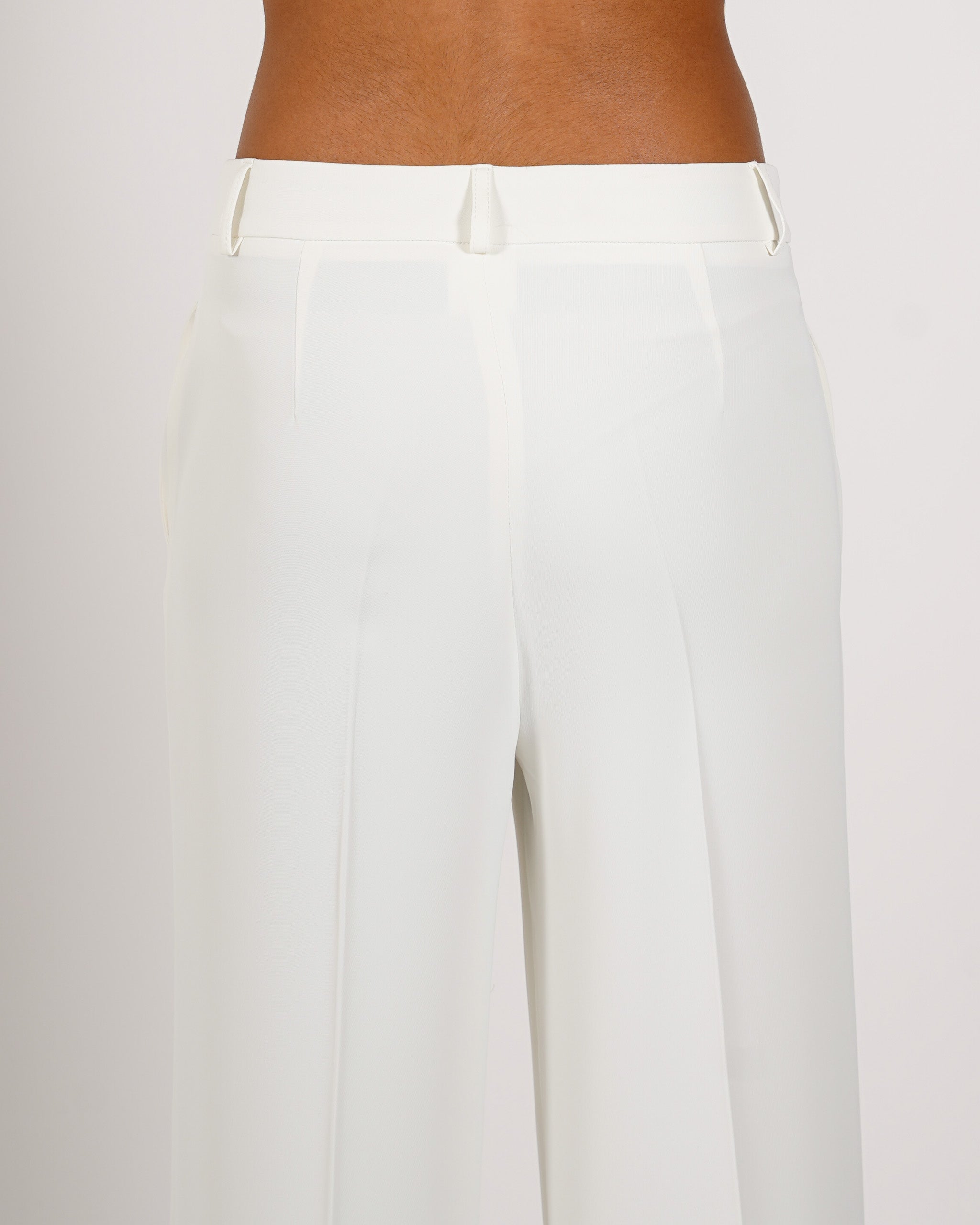 Pantaloni regular fit in tessuto crepe - Giovanna