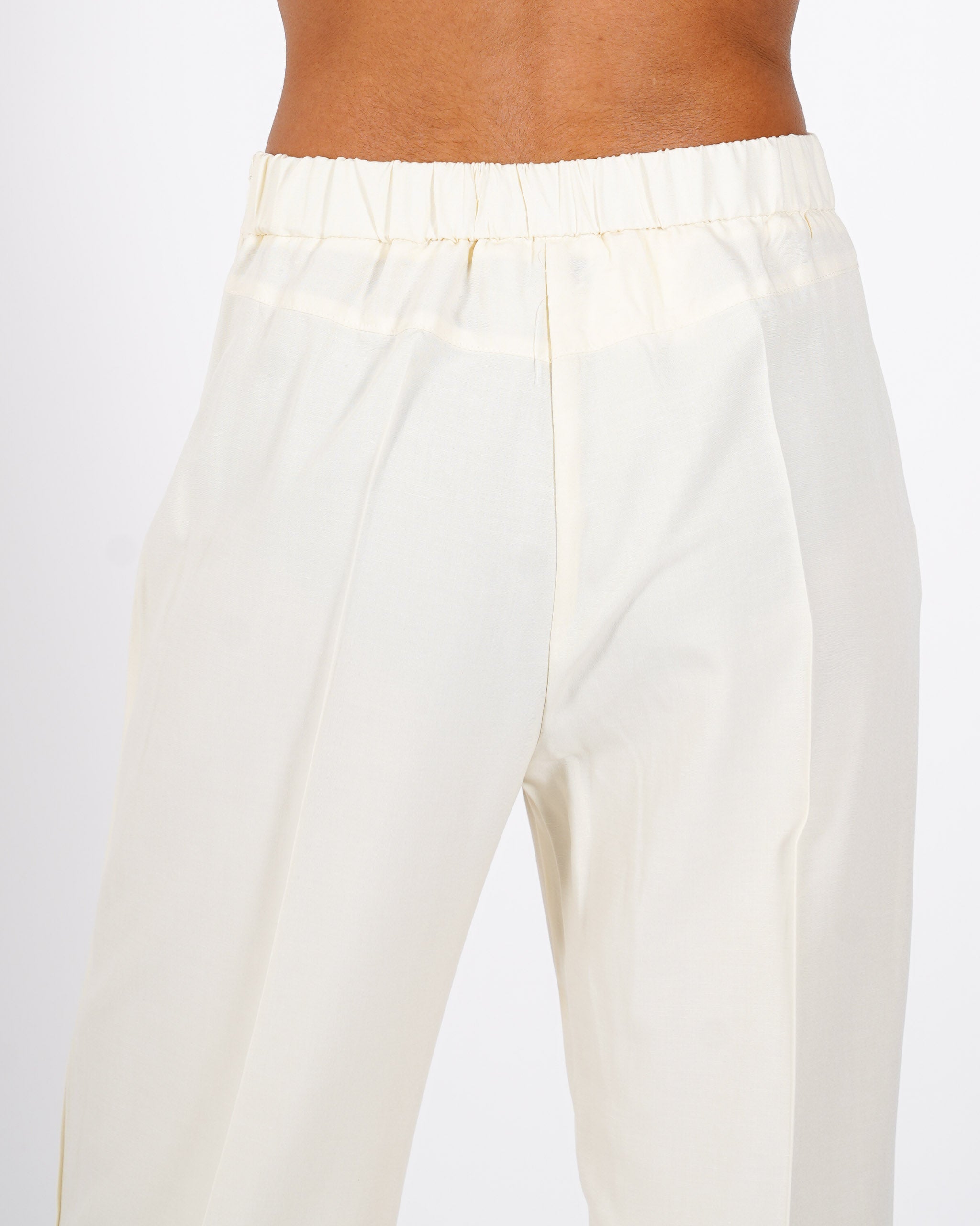 Pantaloni regular fit misto lino - Ingorda