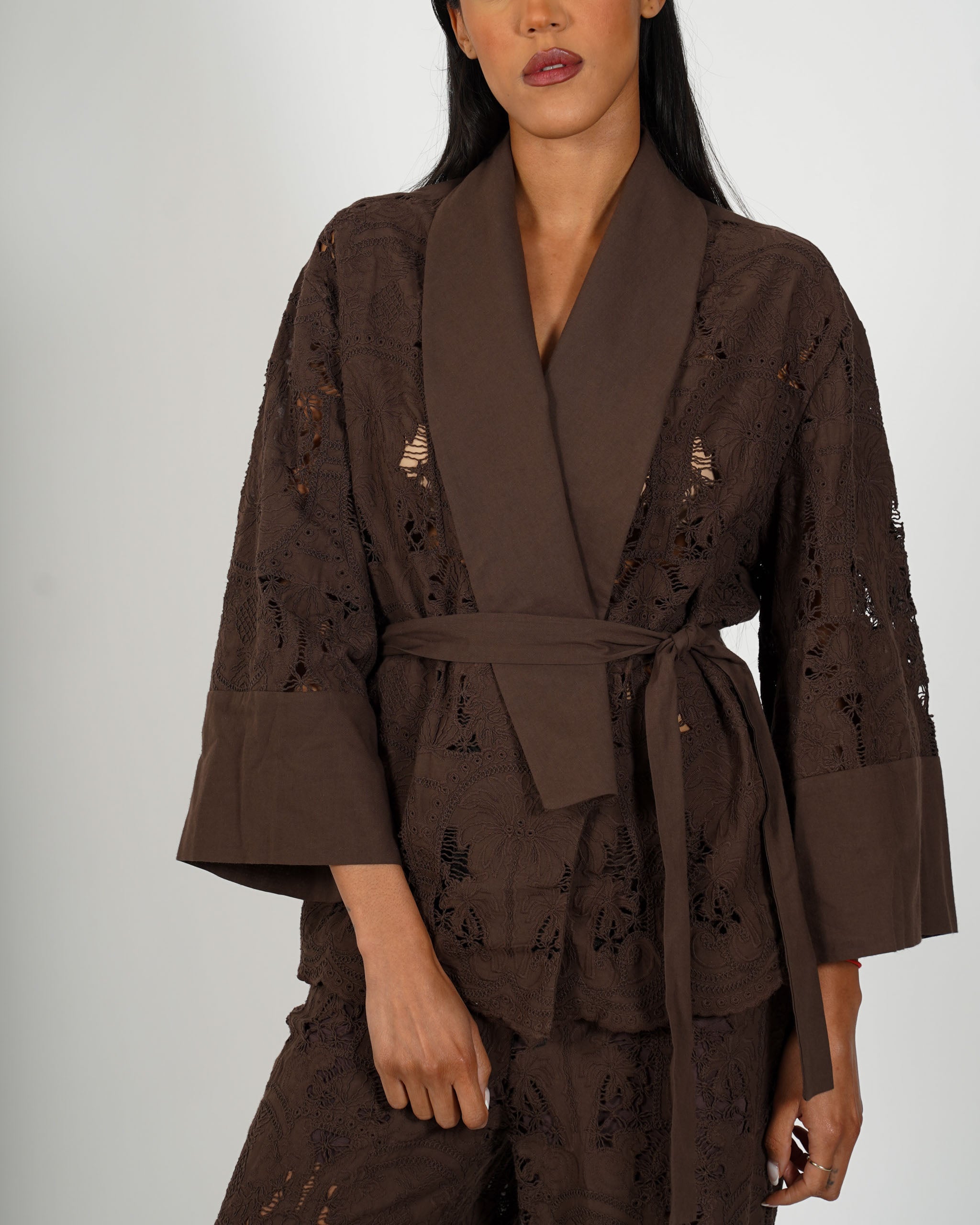 Kimono in cotone san gallo - Bislacca