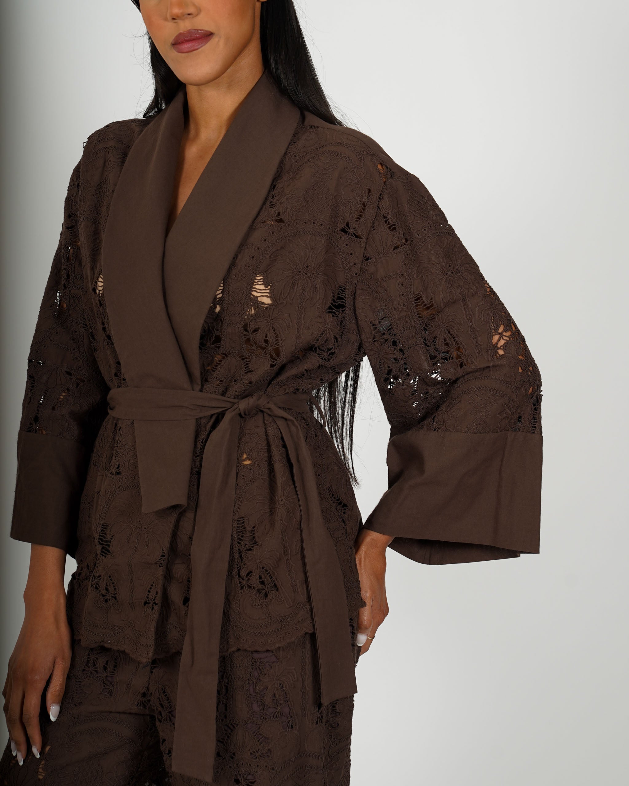 Kimono in cotone san gallo - Bislacca