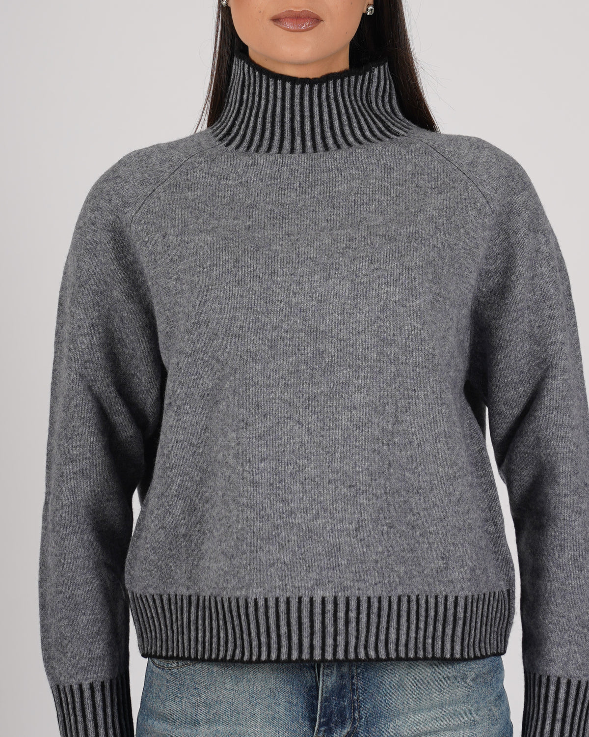 Maglia collo alto in lana - Livarda