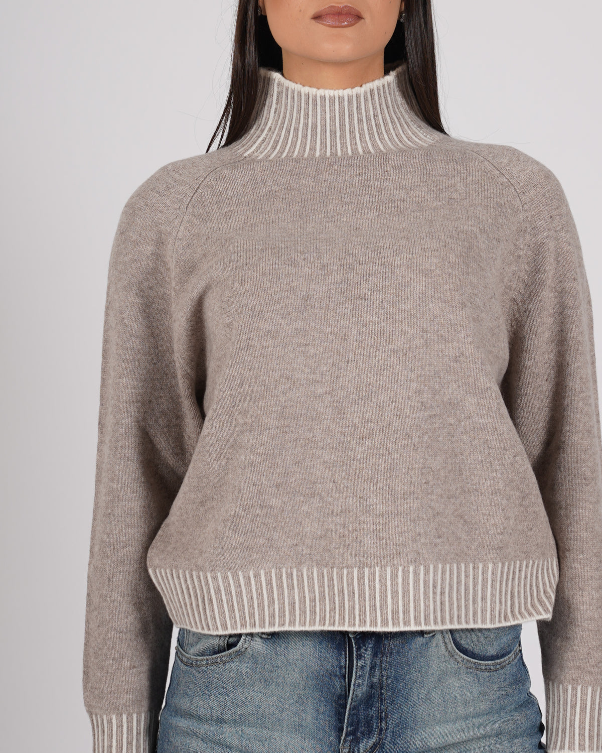 Maglia collo alto in lana - Livarda