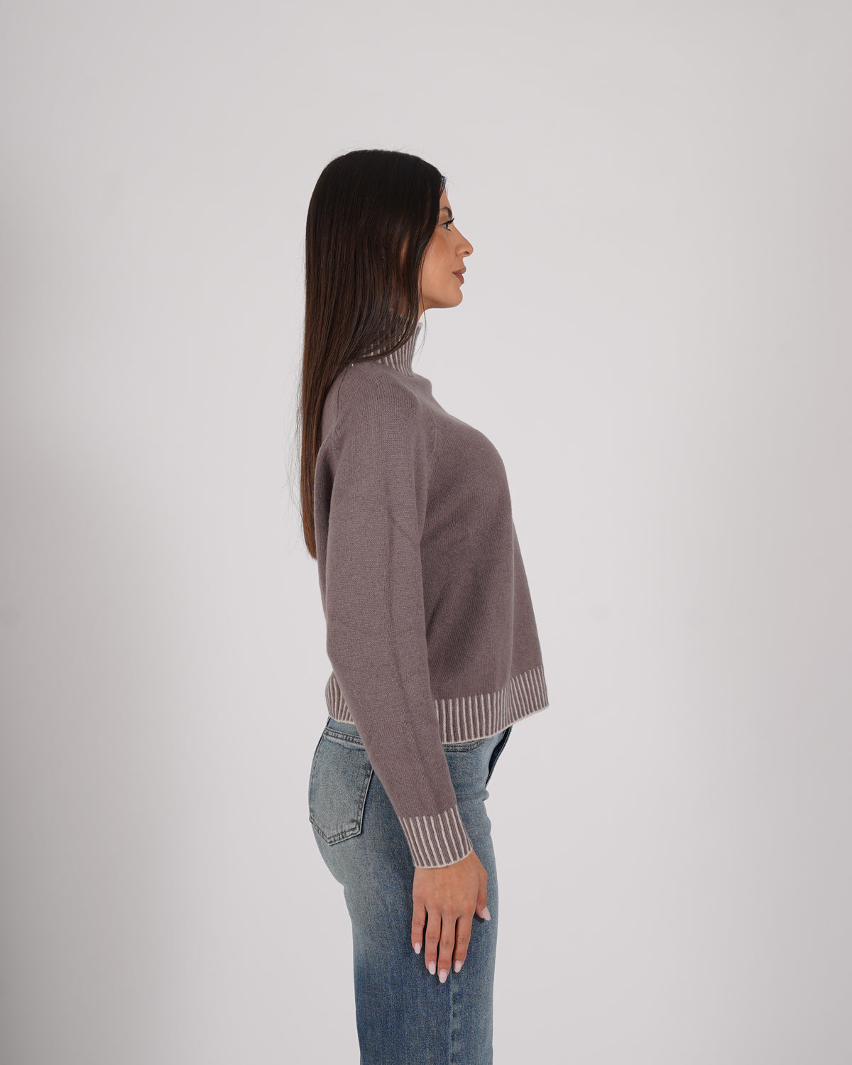 Maglia collo alto in lana - Livarda