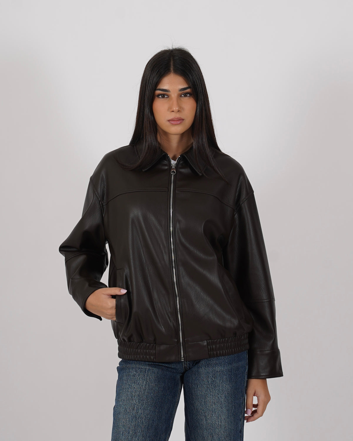 Bomber over in ecopelle - Clementina
