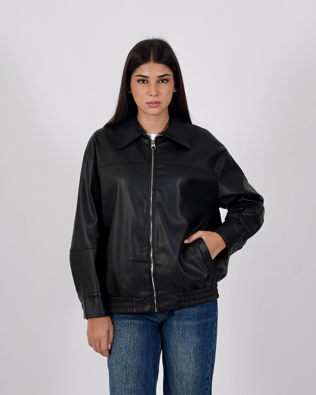 Bomber over in ecopelle - Clementina