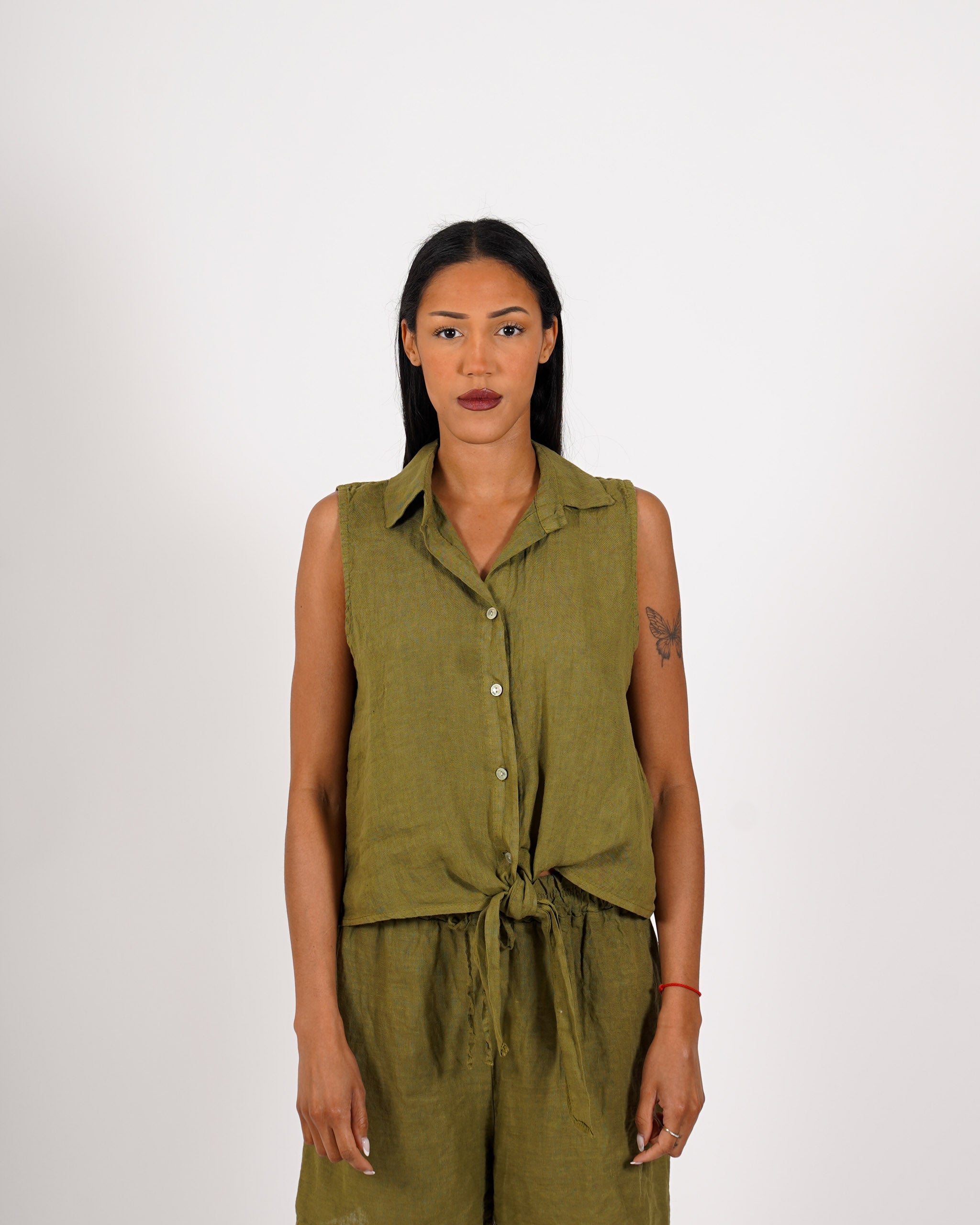 Coordinato camicia con nodo e bermuda - Maldera