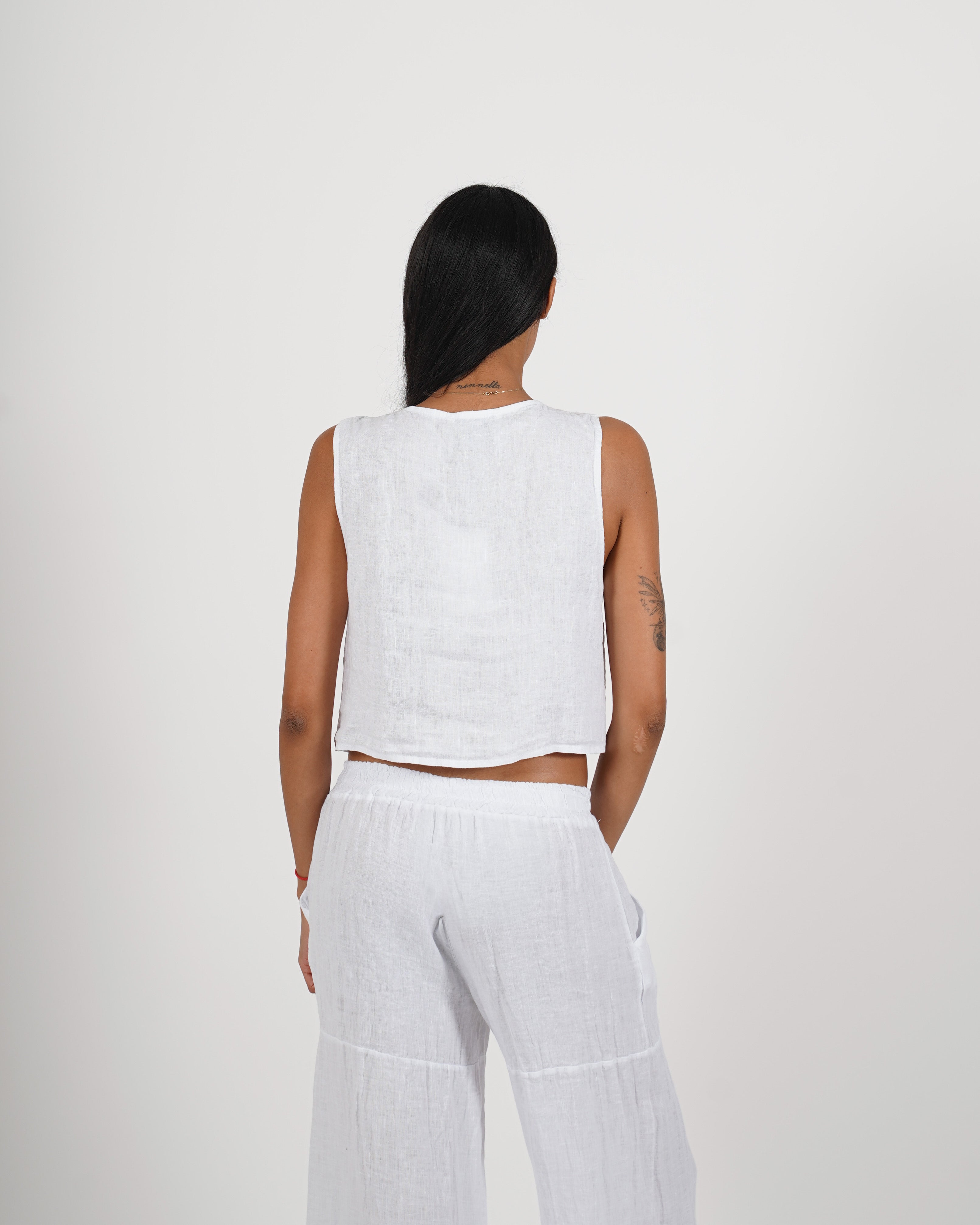 Gilet monopetto con coulisse - Stroppa