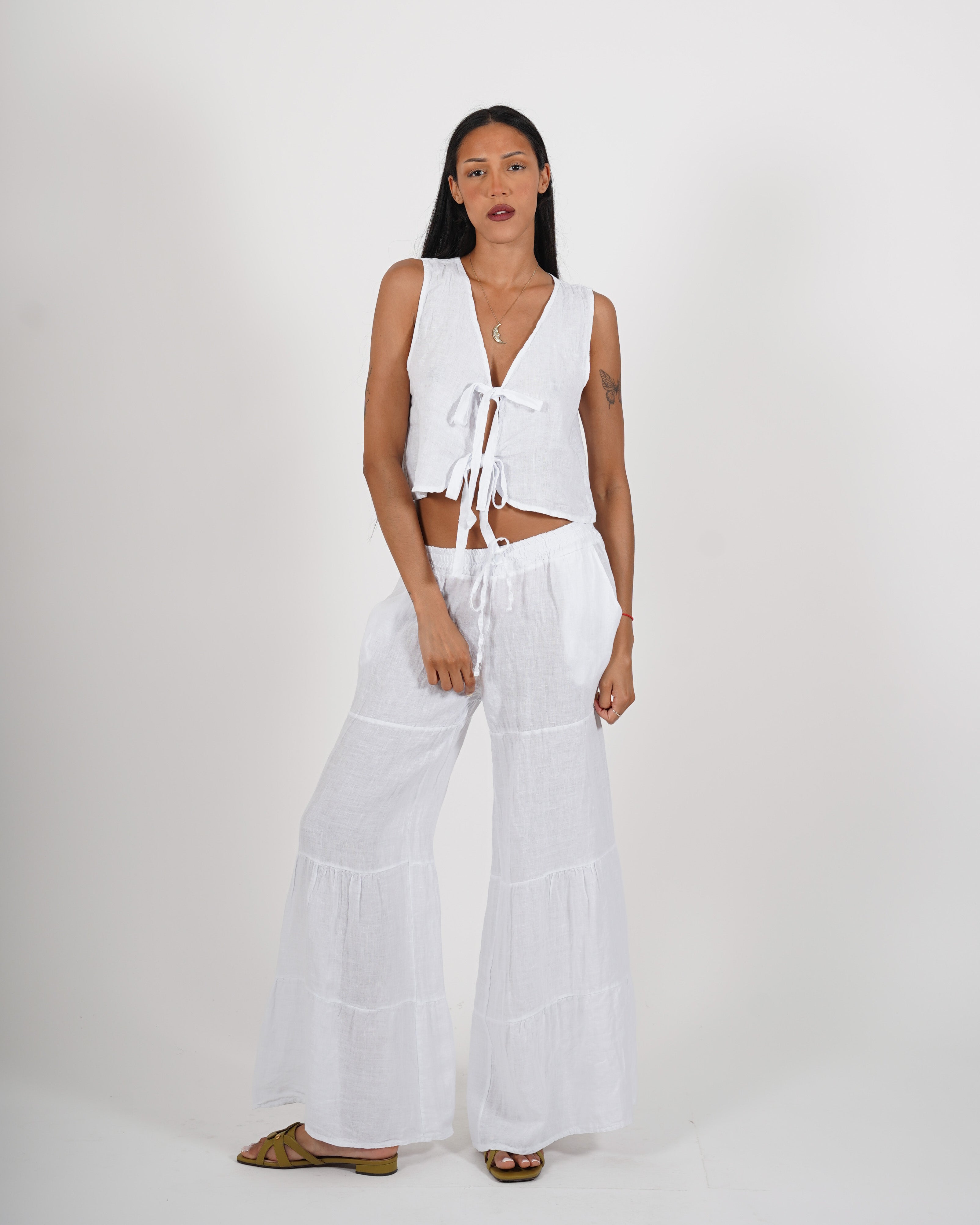Gilet monopetto con coulisse - Stroppa