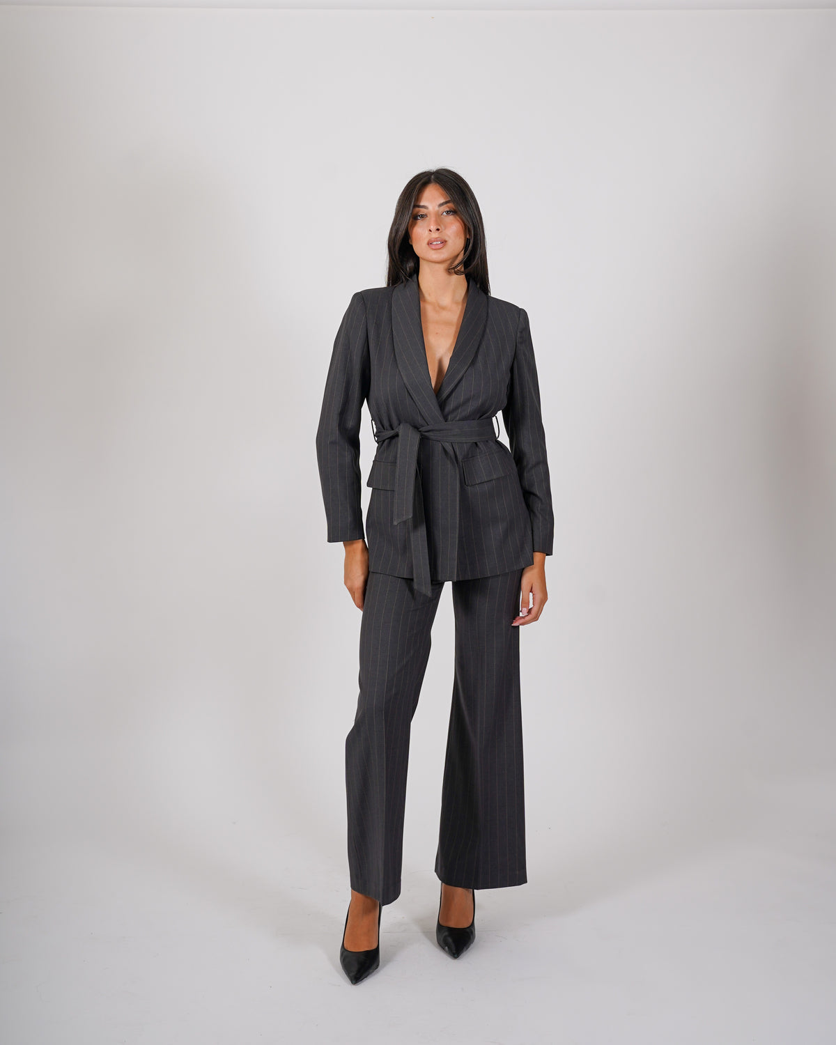 Pantaloni gessati regular fit - Roberts